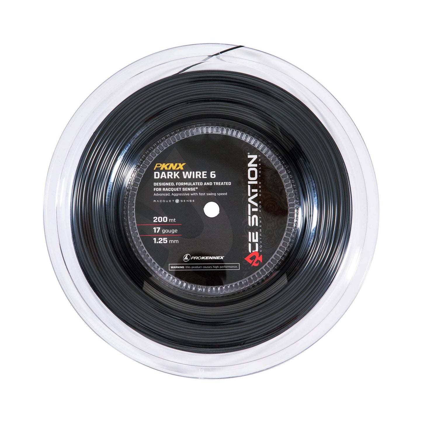 PROKENNEX Dark Wire 6 Strenge,Rulle 200m-Sort PROKENNEX Dark Wire 6 Strenge,Rulle 200m-Sort