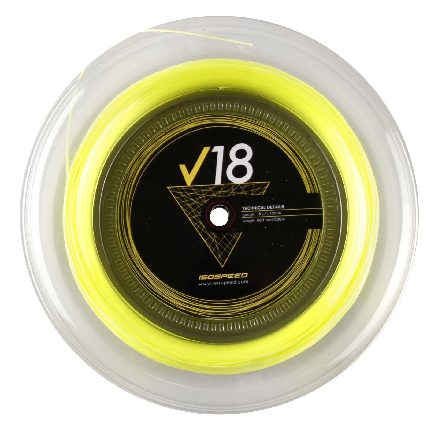 Isospeed V18 Strenge,Rulle 200m-Gul Isospeed V18 Strenge,Rulle 200m-Gul