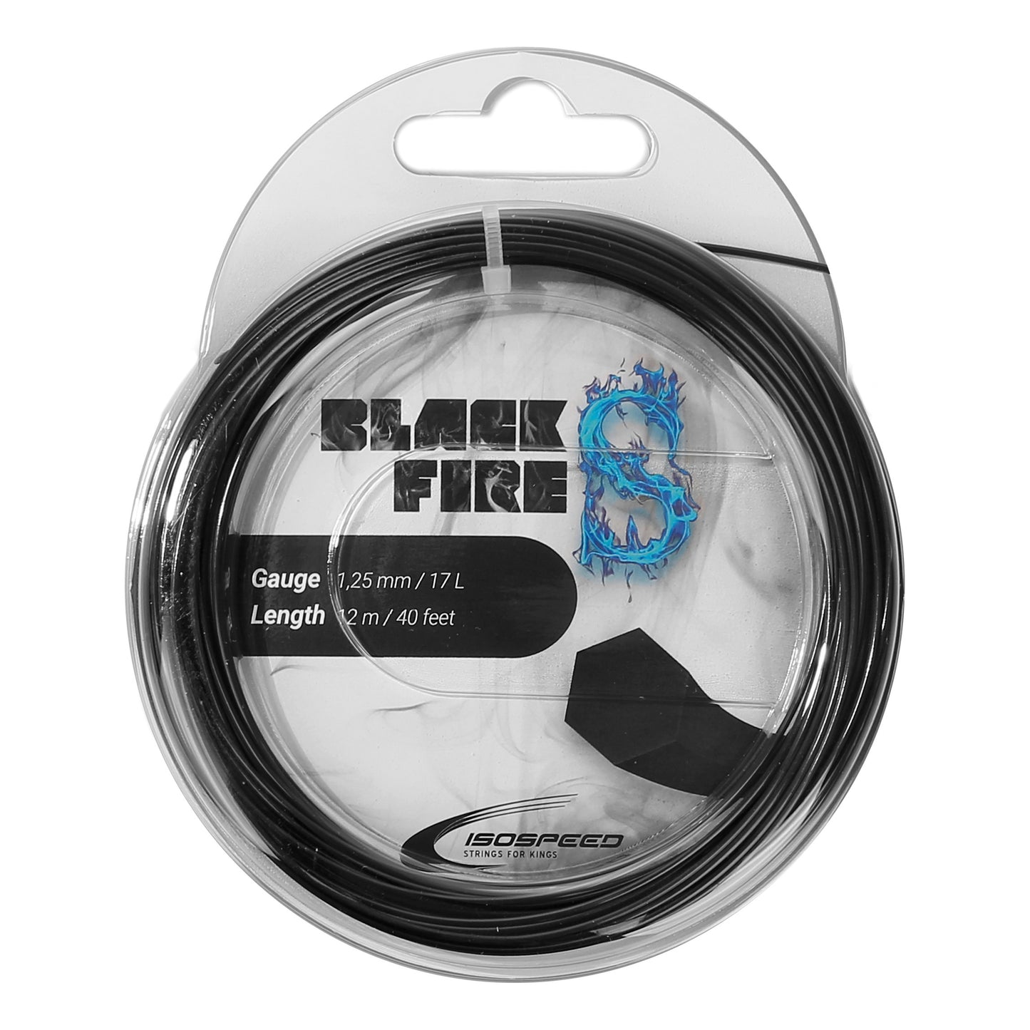 Isospeed Black FireS Strengesæt 12m-Sort Isospeed Black FireS Strengesæt 12m-Sort
