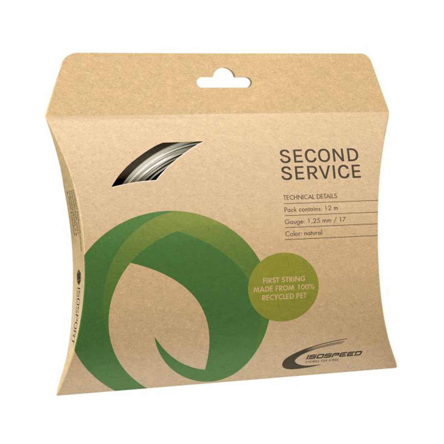 Isospeed Second Service Strengesæt 12m-Naturfarvet Isospeed Second Service Strengesæt 12m-Naturfarvet