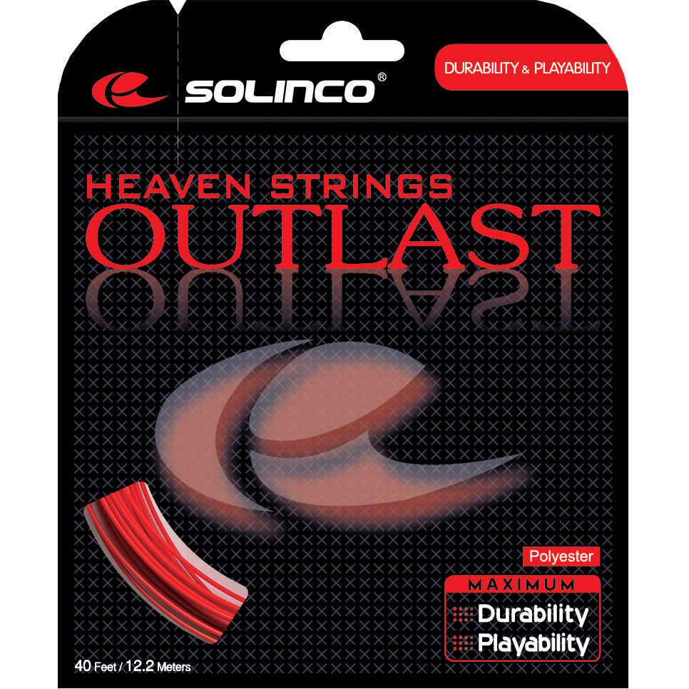 Solinco Outlast Strengesæt 12,2m-Rød Solinco Outlast Strengesæt 12,2m-Rød