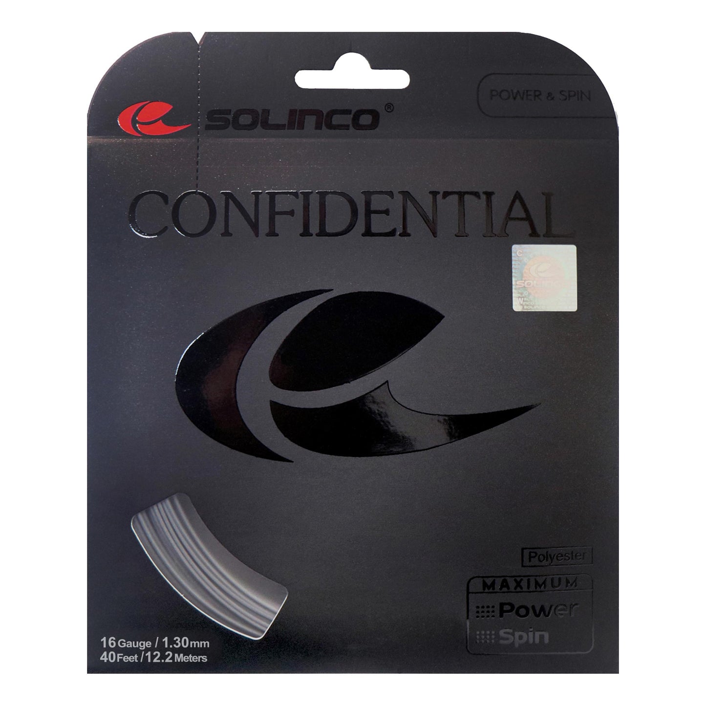 Solinco Confidential Strengesæt 12,2m-Mørkegrå Solinco Confidential Strengesæt 12,2m-Mørkegrå