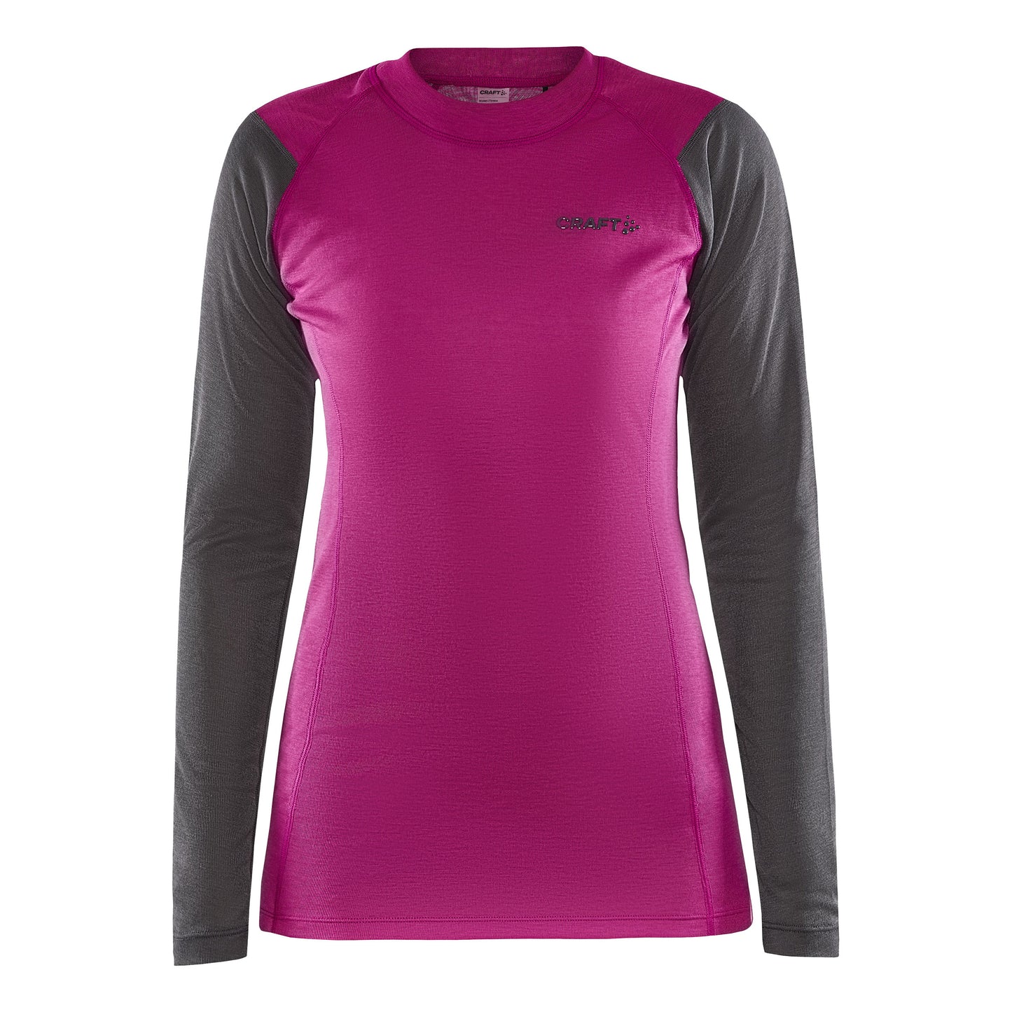 Craft Core Warm Baselayer Shirt, langærmet Damer - berry, grå Craft Core Warm Baselayer Shirt, langærmet Damer - berry, grå
