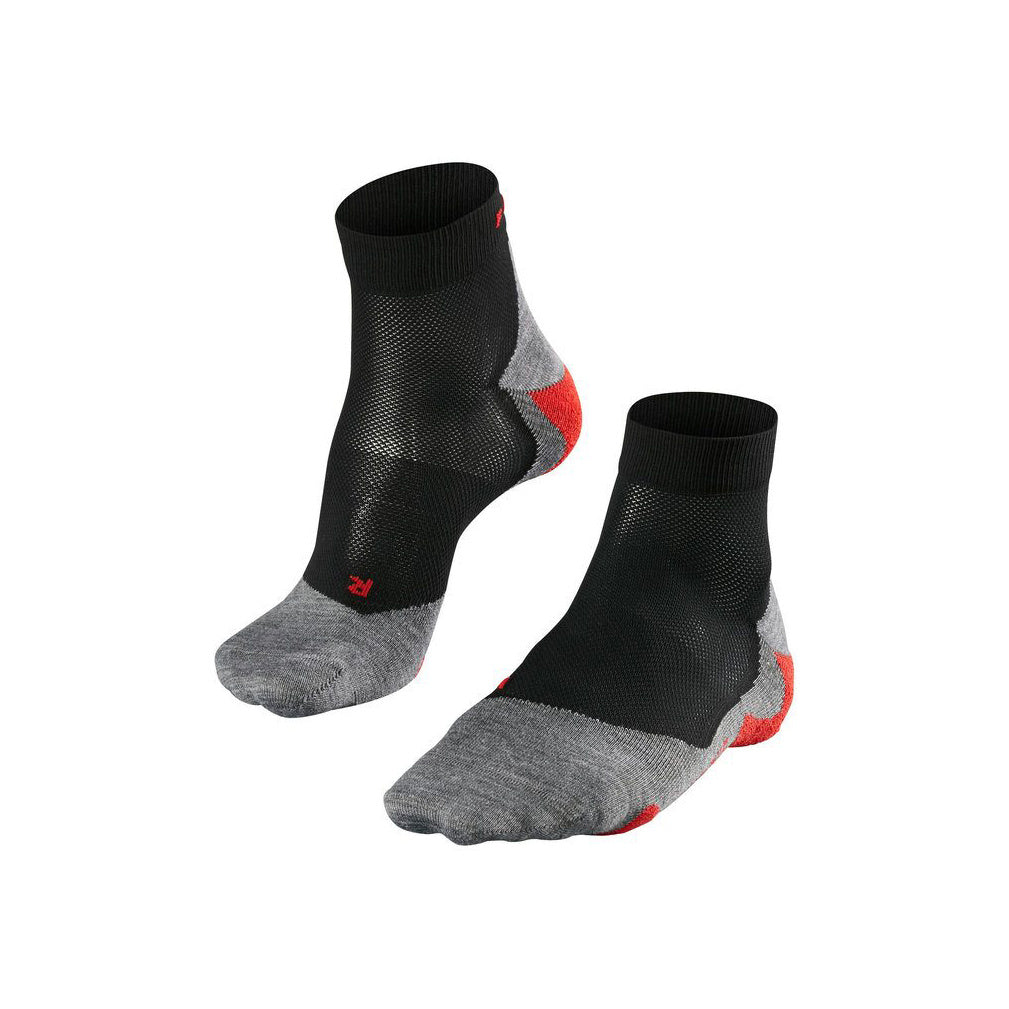 Falke RU5 Race Short Løbesokker Herrer-Sort,Lysegrå Falke RU5 Race Short Løbesokker Herrer-Sort,Lysegrå