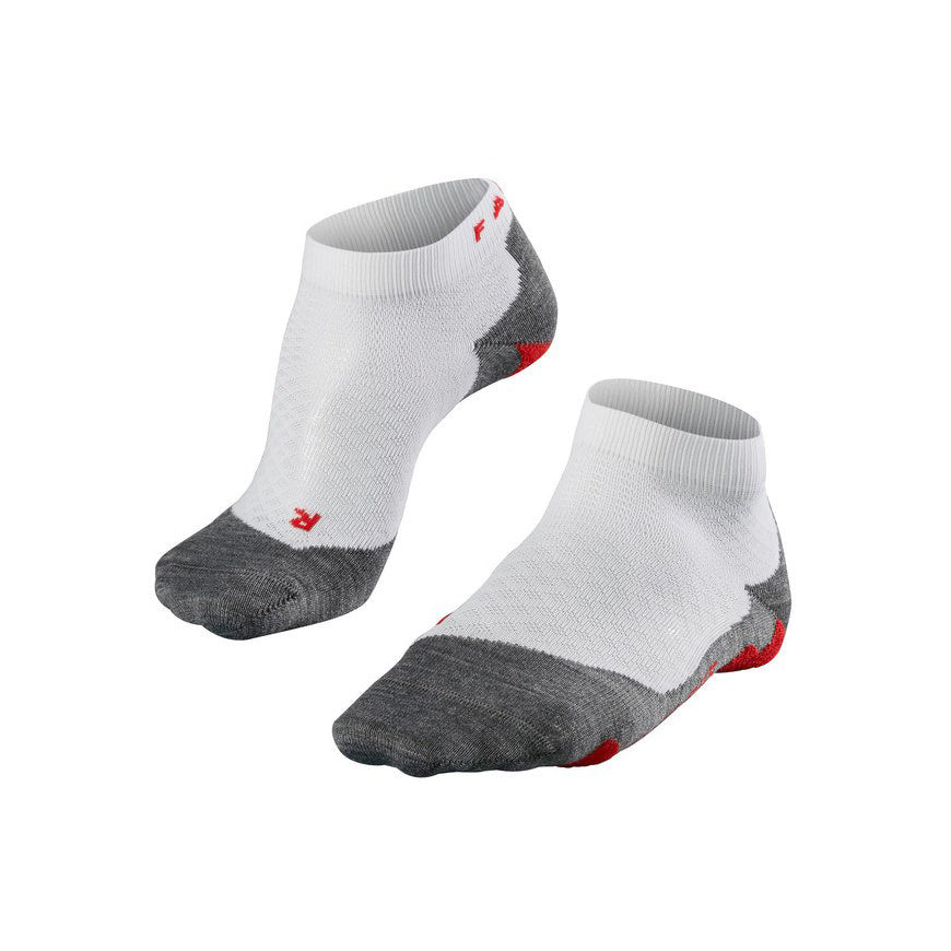 Falke RU5 Race Short Løbesokker Damer-Hvid,Grå Falke RU5 Race Short Løbesokker Damer-Hvid,Grå