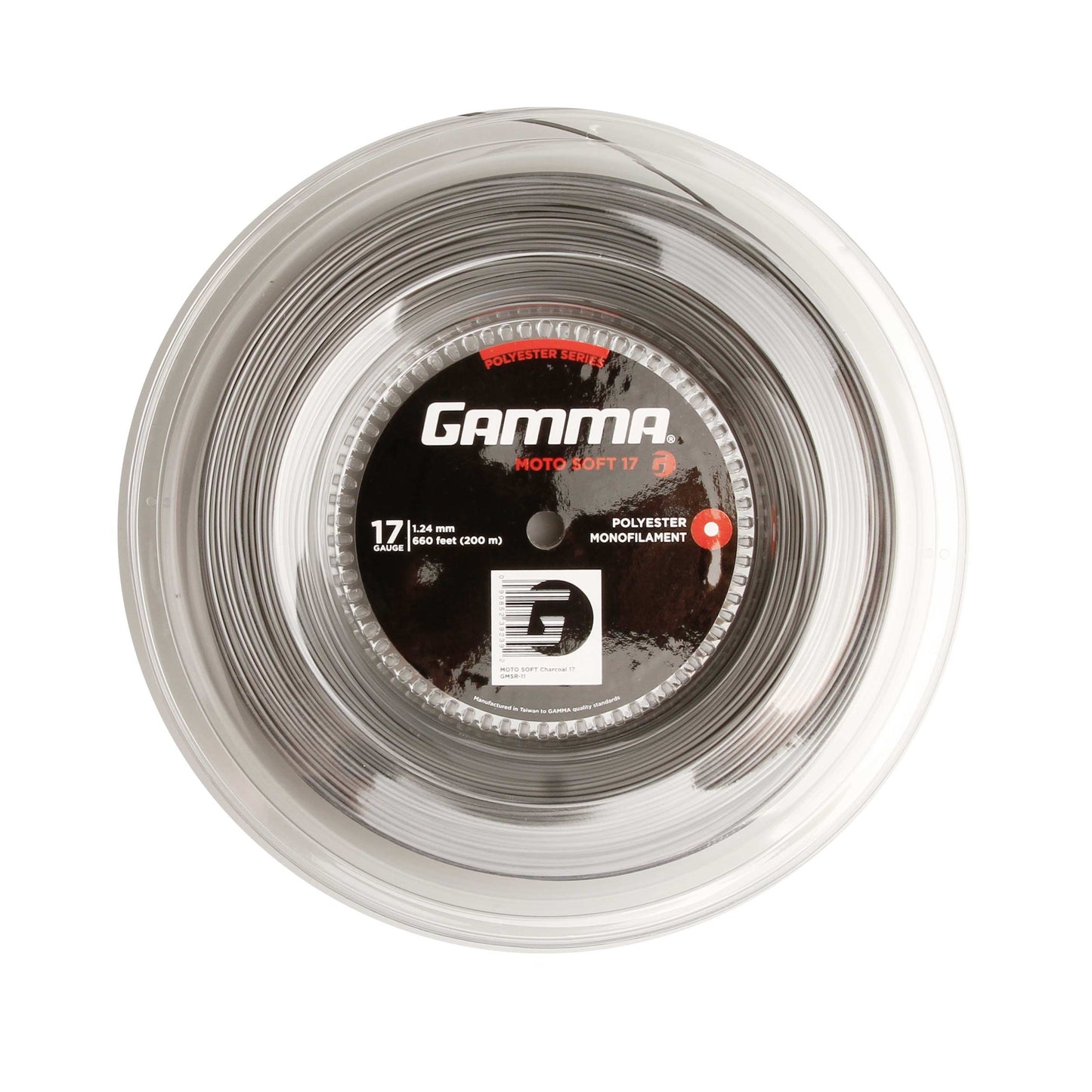 Gamma Moto Soft Charcoal Strenge,Rulle 200m-Grå Gamma Moto Soft Charcoal Strenge,Rulle 200m-Grå