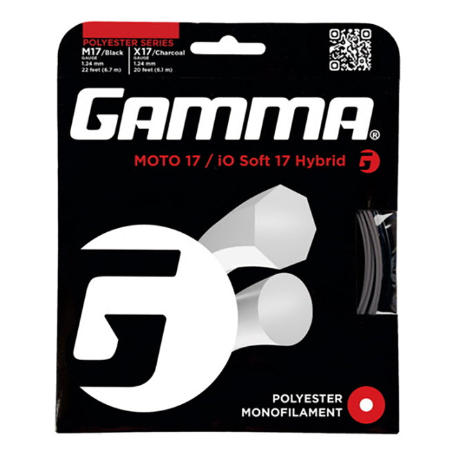 Gamma Moto IO Soft Hybrid Strengesæt-Sort,Mørkegrå Gamma Moto IO Soft Hybrid Strengesæt-Sort,Mørkegrå