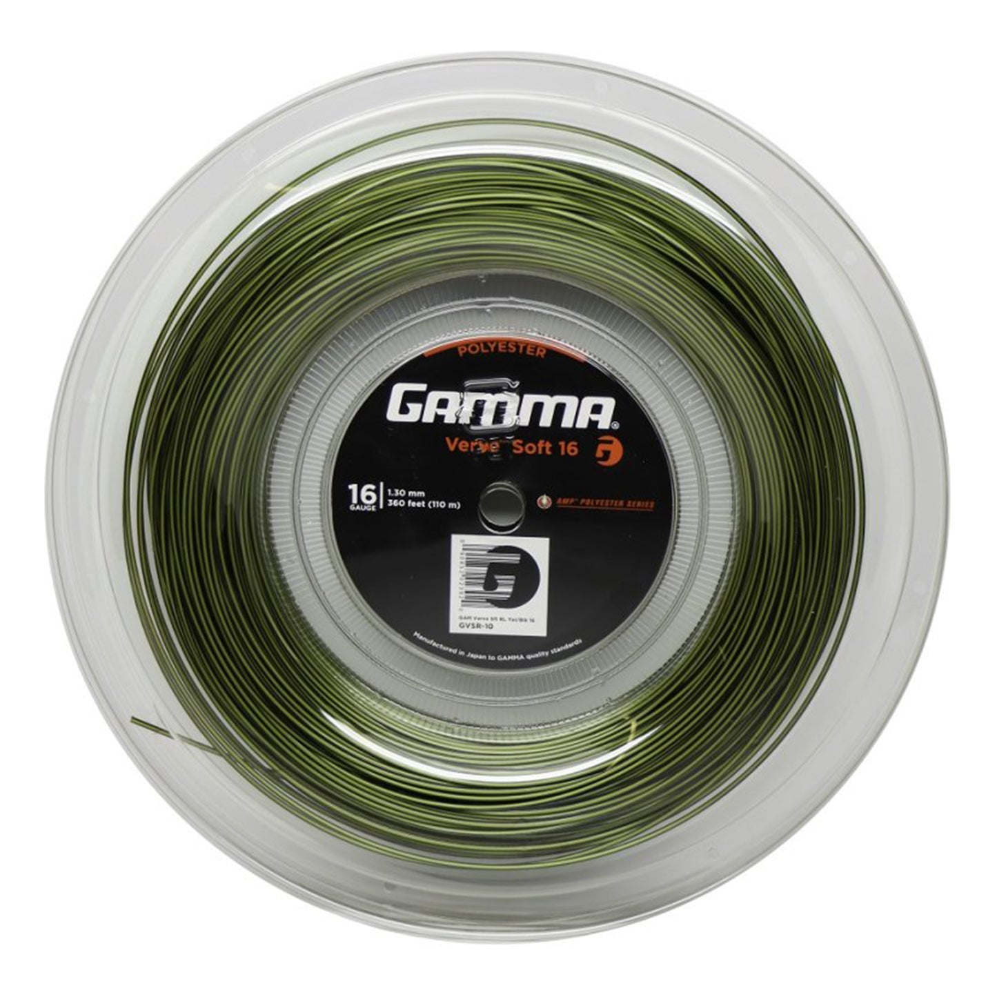Gamma Verve Soft Strenge,Rulle 110m-Sort,Gul Gamma Verve Soft Strenge,Rulle 110m-Sort,Gul