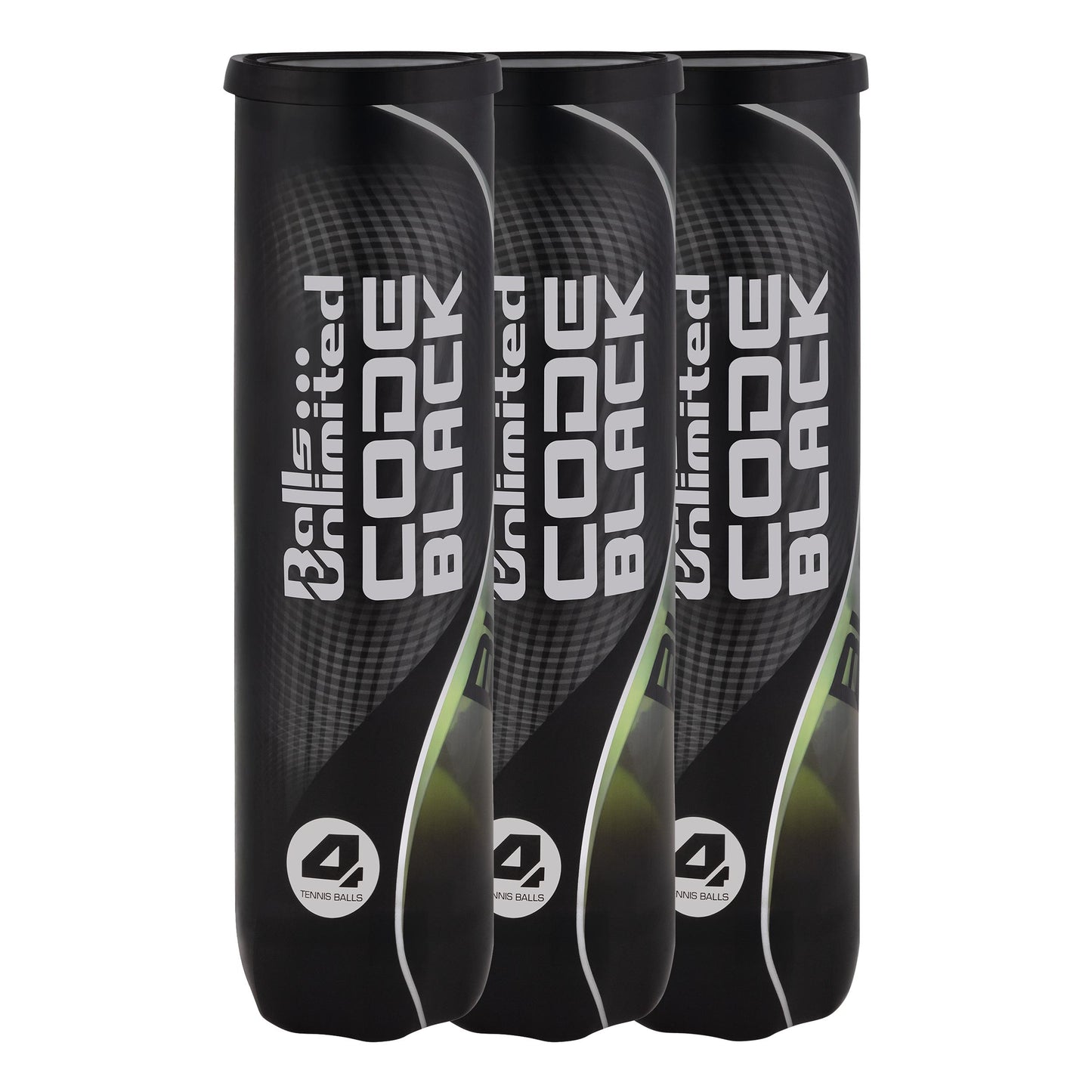Balls Unlimited Dåse med 4 3x Code Black Balls Unlimited Dåse med 4 3x Code Black