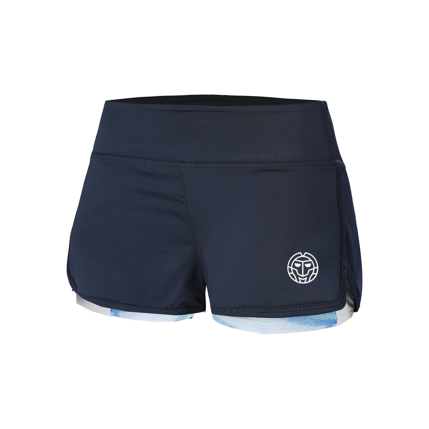 BIDI BADU Chidera Tech 2in1 Shorts Damer - mørkeblå, flerfarvet BIDI BADU Chidera Tech 2in1 Shorts Damer - mørkeblå, flerfarvet