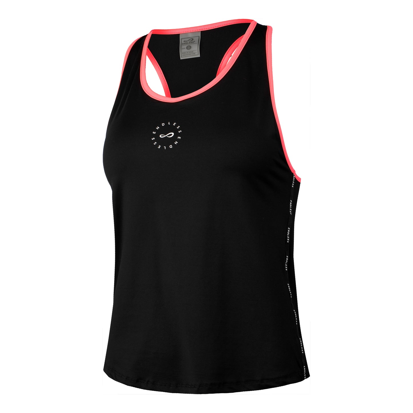Endless Elite T-shirt Damer - sort, pink Endless Elite T-shirt Damer - sort, pink