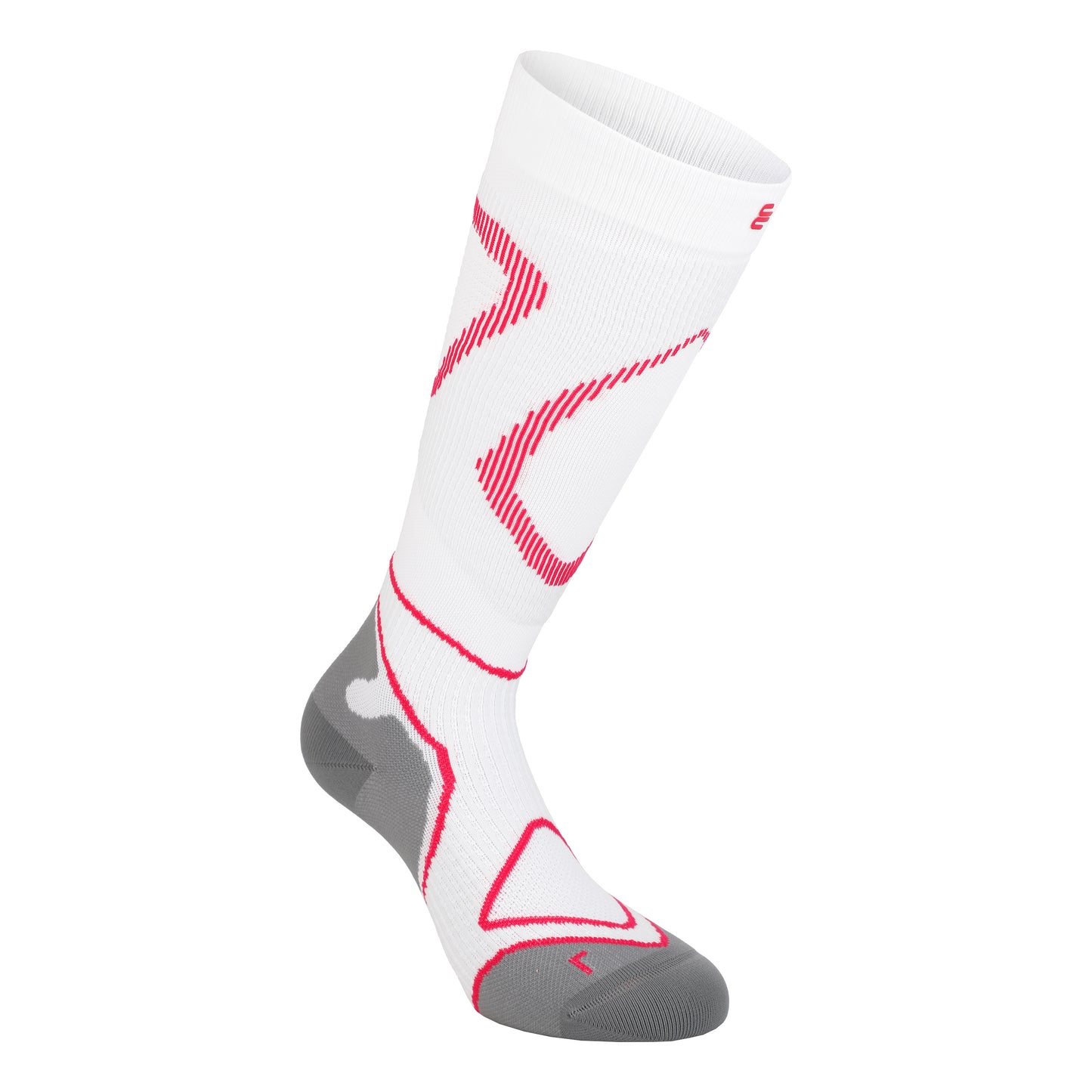 Bauerfeind Performance Kompressionssokker Damer - hvid, pink Bauerfeind Performance Kompressionssokker Damer - hvid, pink