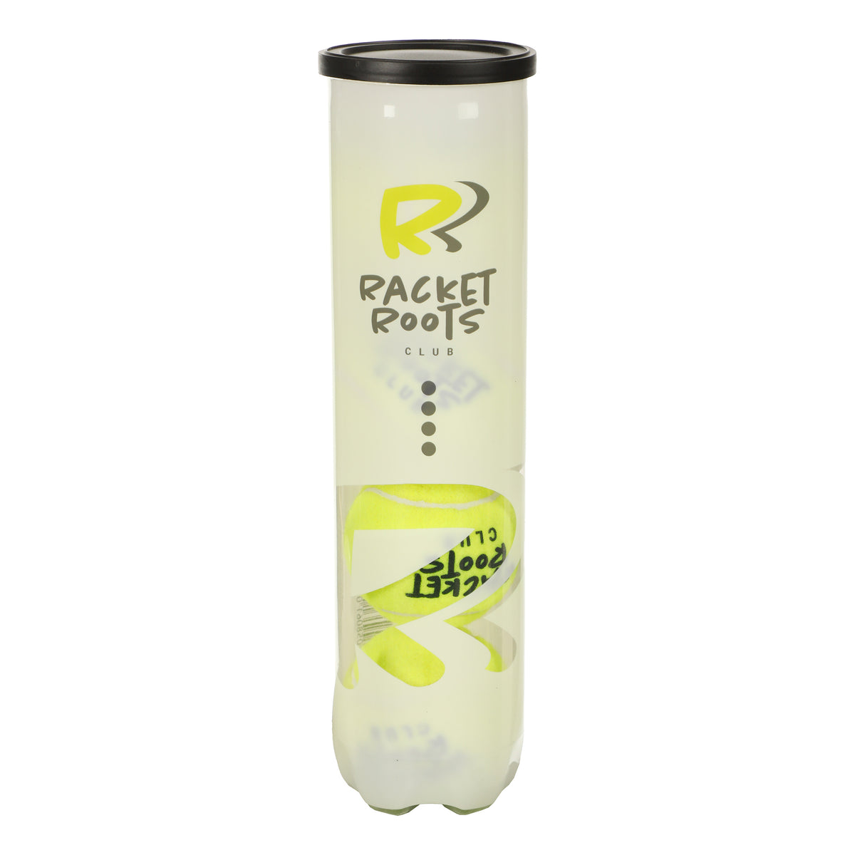 Racket Roots Club Tennisball Dåse Med 4 Racket Roots Club Tennisball Dåse Med 4
