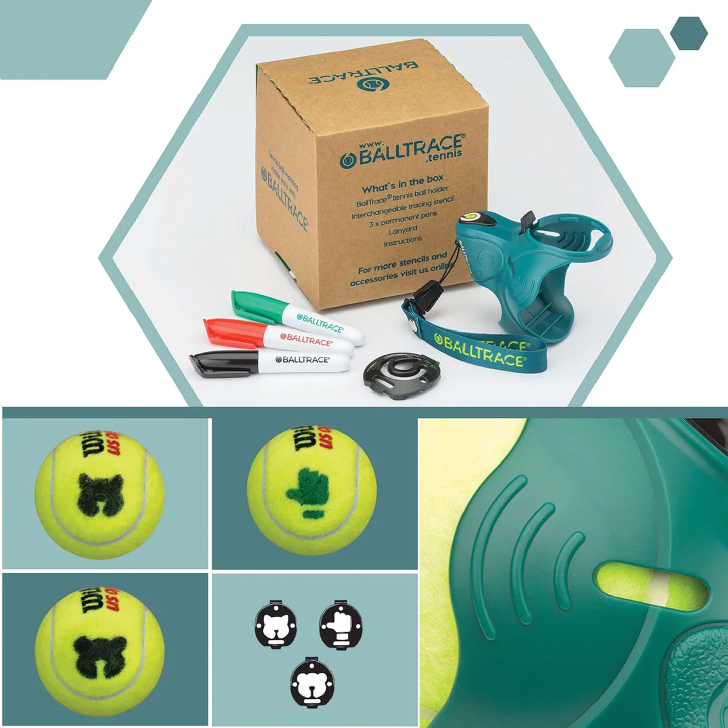 BallTrace Paws & Thumbs Boldmarkør-Grøn BallTrace Paws & Thumbs Boldmarkør-Grøn