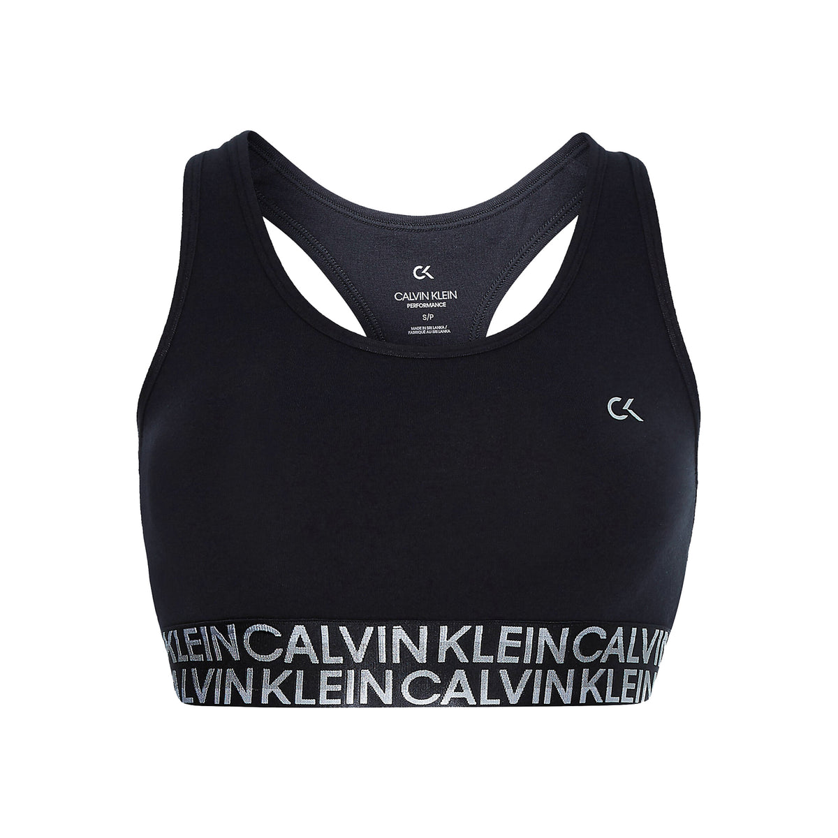 Calvin Klein Low Support Sports-BH Damer - sort, Calvin Klein Low Support Sports-BH Damer - sort,