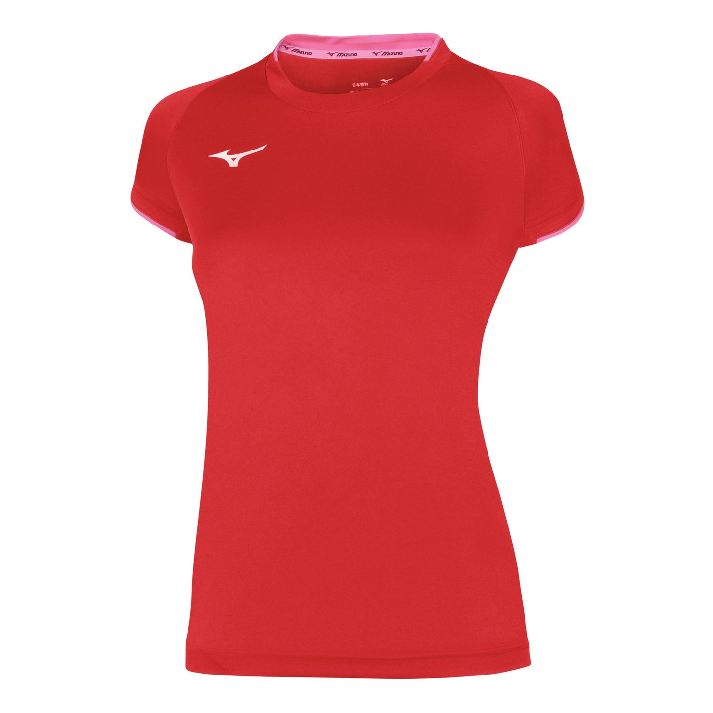 Mizuno Core T-shirt Damer - rød, pink Mizuno Core T-shirt Damer - rød, pink