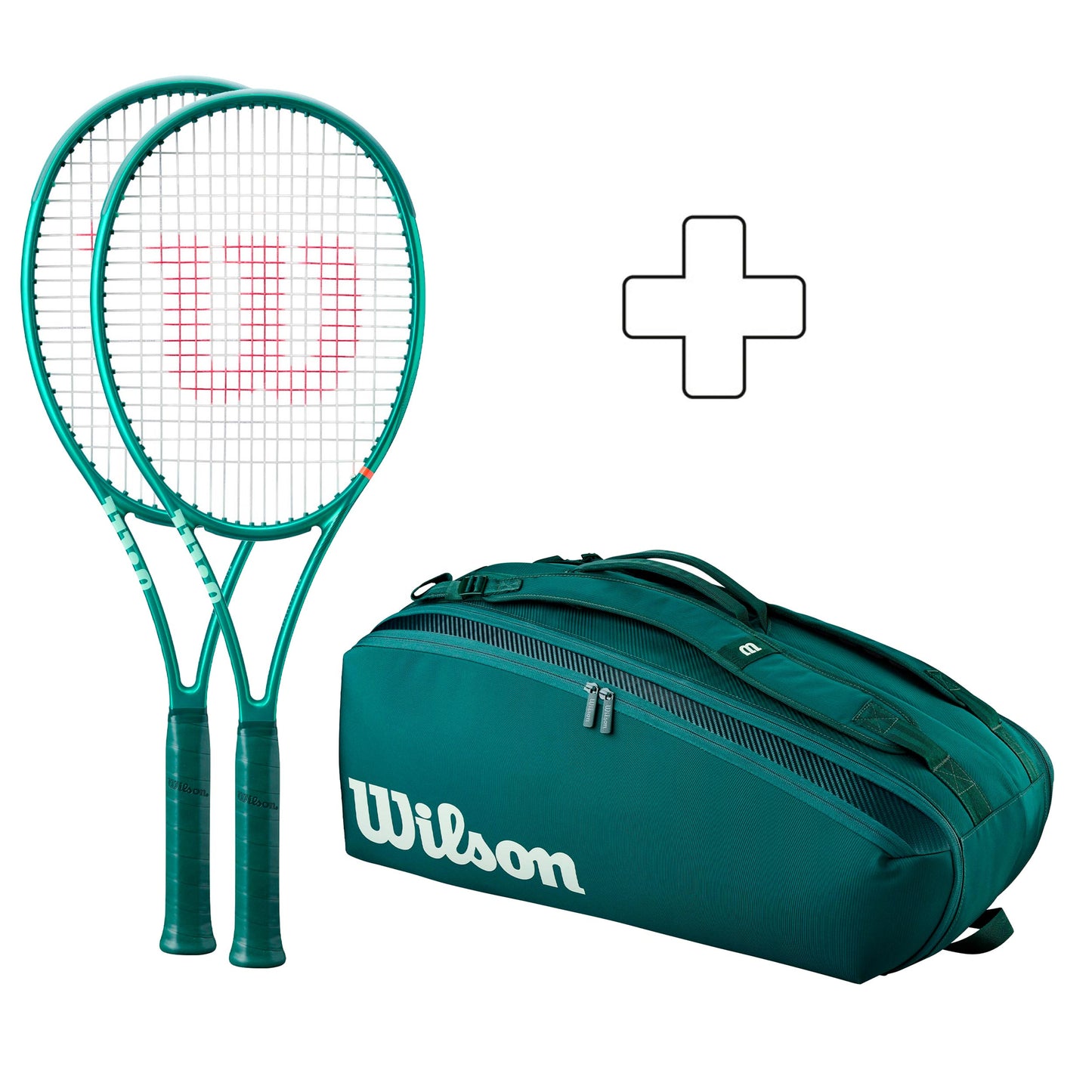 Wilson 2x Blade 98 16X19 V10 Plus ketsjertaske Wilson 2x Blade 98 16X19 V10 Plus ketsjertaske