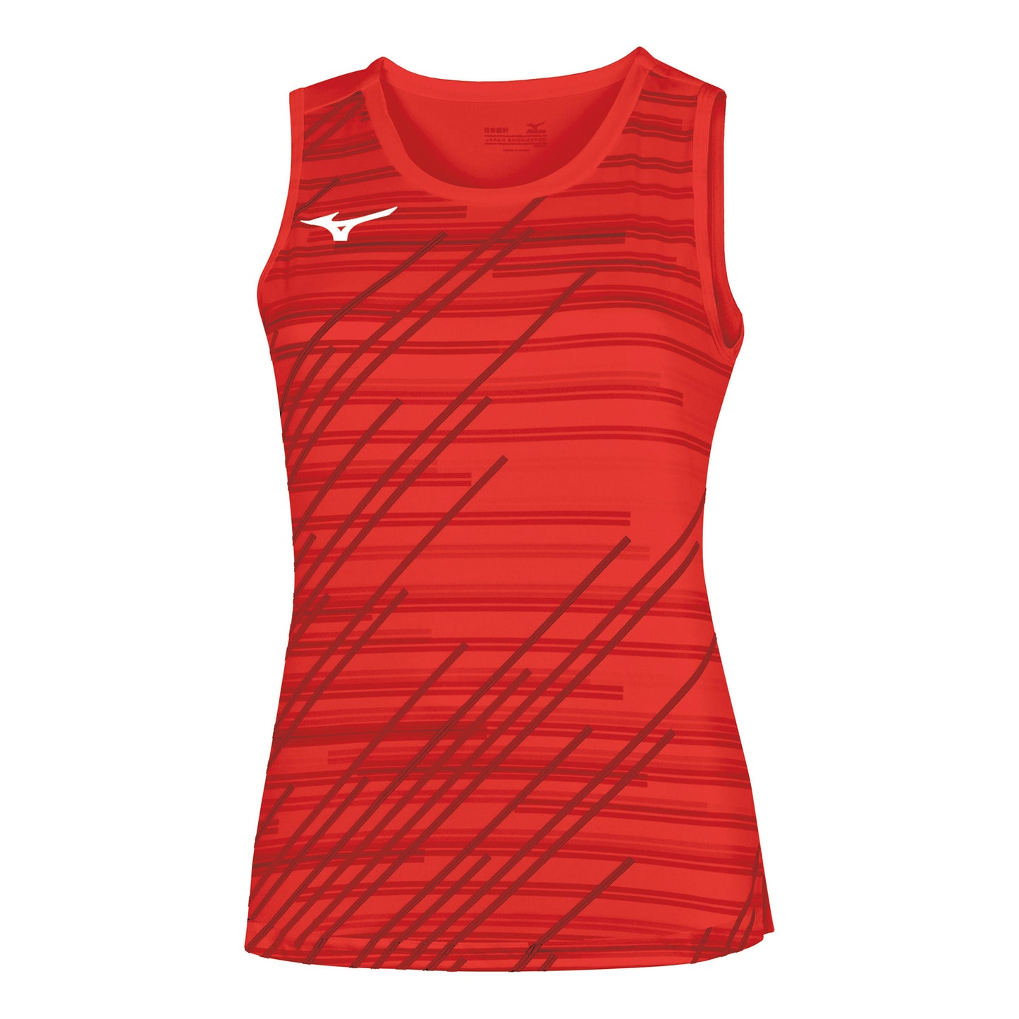 Mizuno Team Chiba Tanktop Damer-rød Mizuno Team Chiba Tanktop Damer-rød