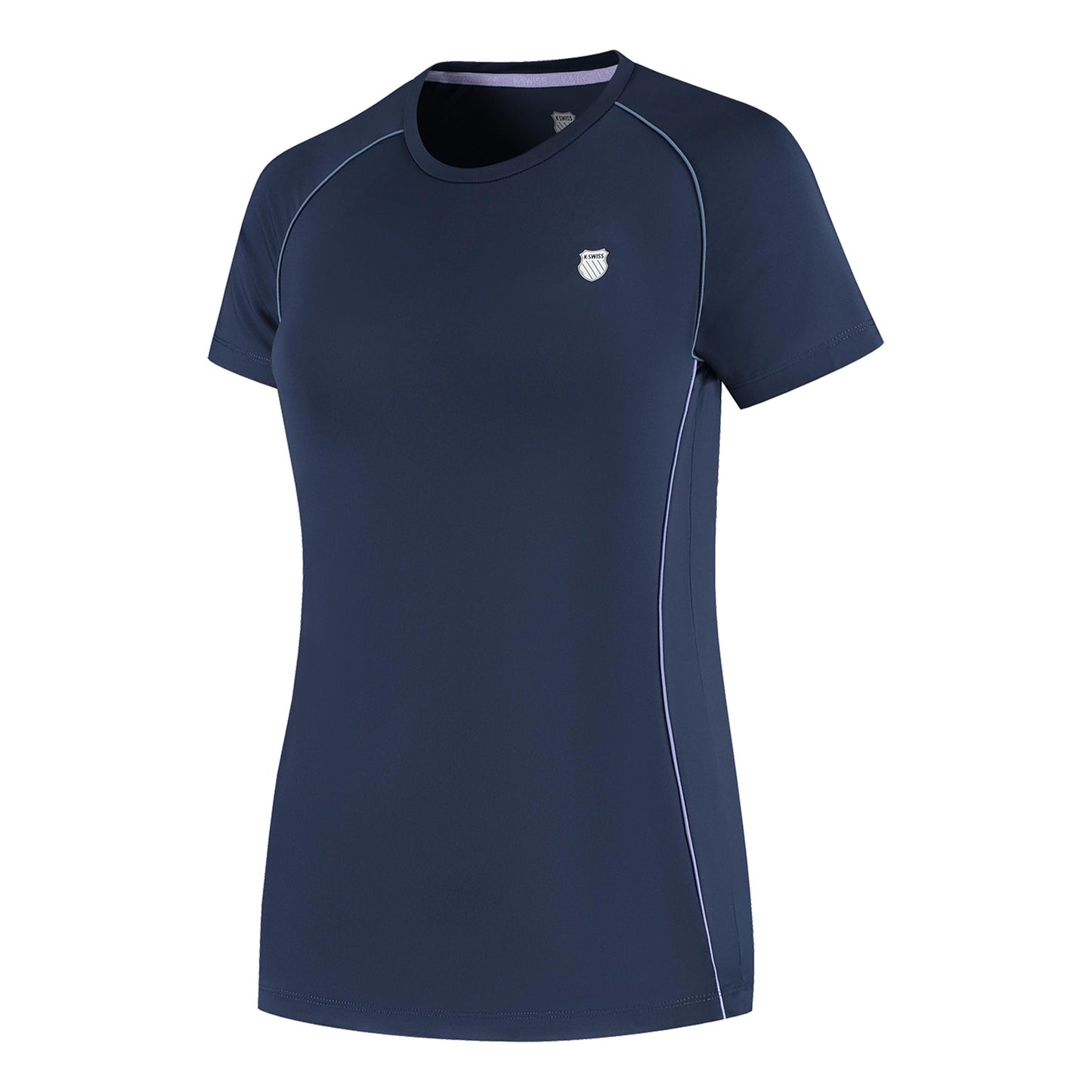 K-Swiss Hypercourt Basic T-shirt Damer - mørkeblå K-Swiss Hypercourt Basic T-shirt Damer - mørkeblå