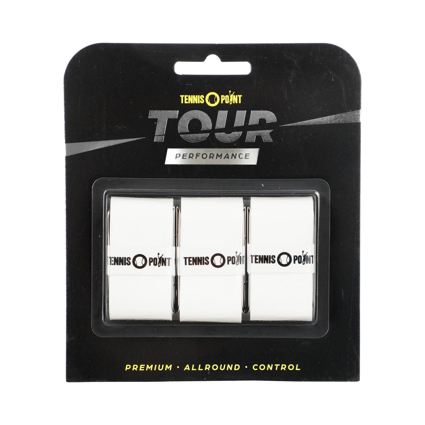 Tennis-Point Tour Performance Pakke med 3 - hvid Tennis-Point Tour Performance Pakke med 3 - hvid