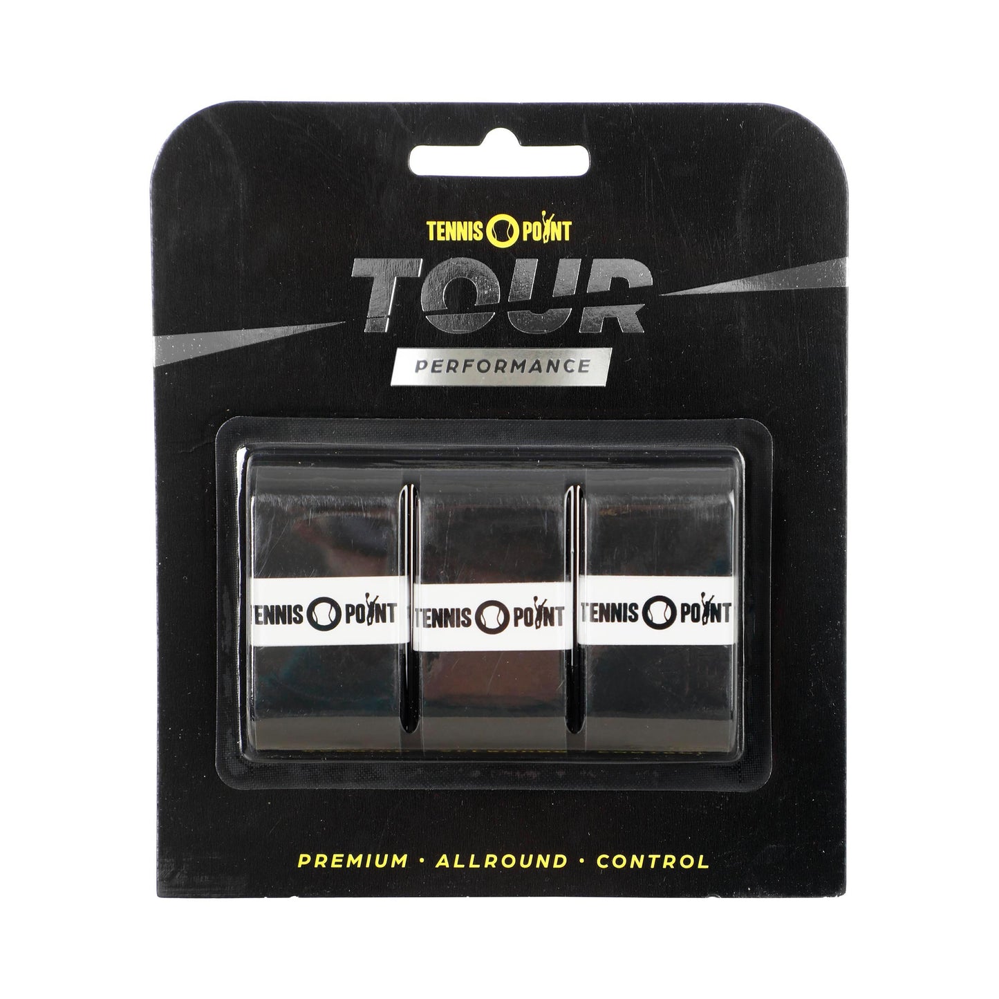 Tennis-Point Tour Performance Pakke med 3 - sort Tennis-Point Tour Performance Pakke med 3 - sort