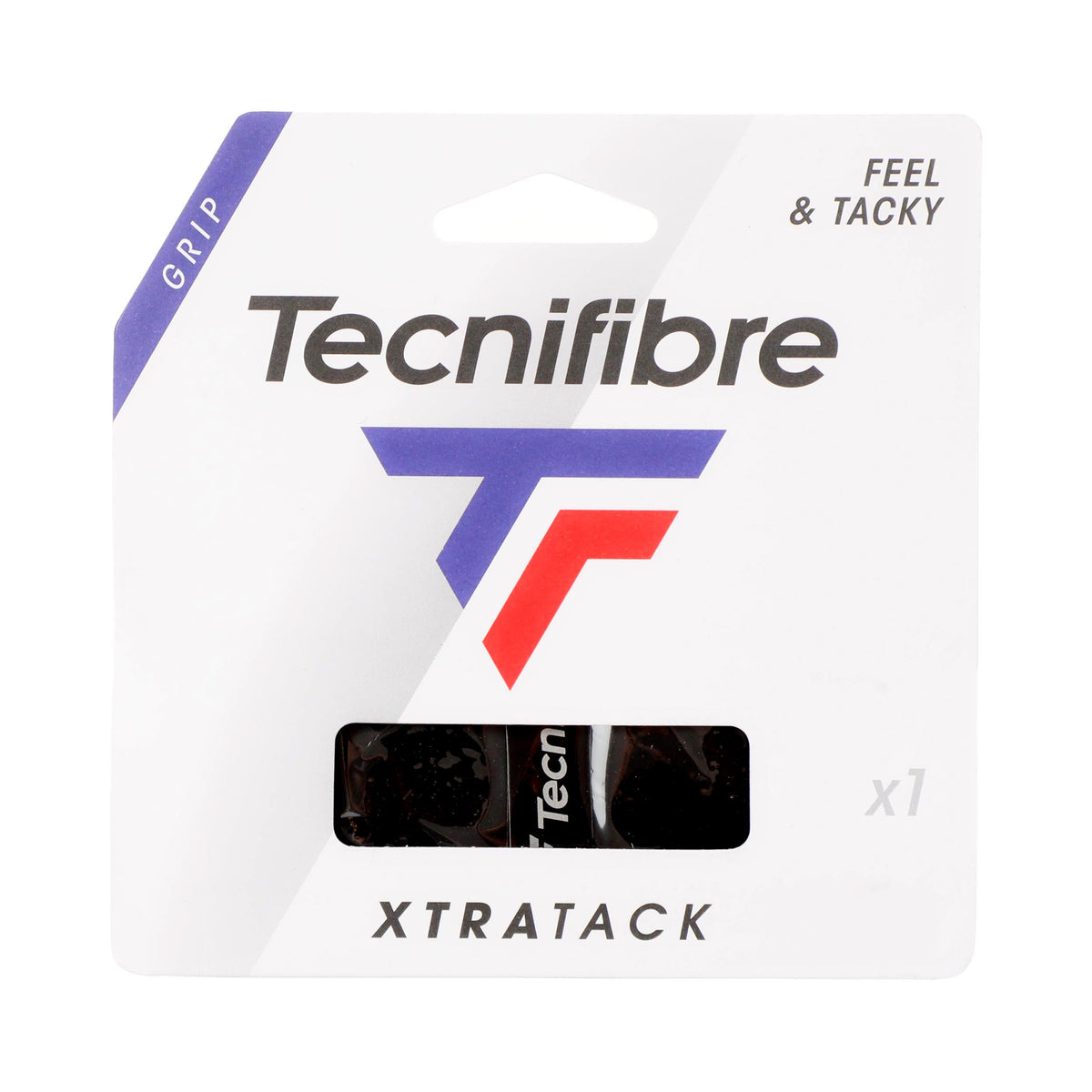 Tecnifibre X-Tra Tack Pakke med 1 - sort Tecnifibre X-Tra Tack Pakke med 1 - sort