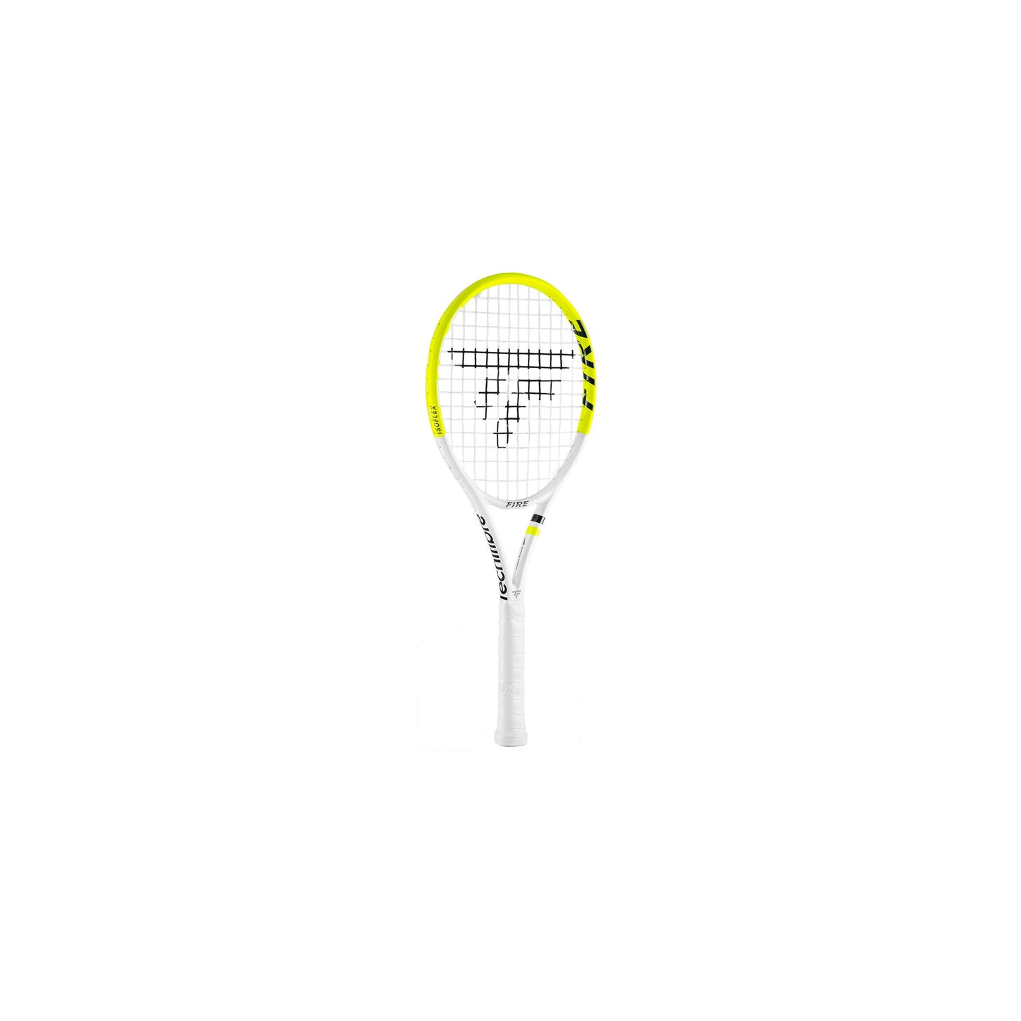 Tecnifibre Fire Mini Racket Nøglevedhæng - hvid, gul Tecnifibre Fire Mini Racket Nøglevedhæng - hvid, gul