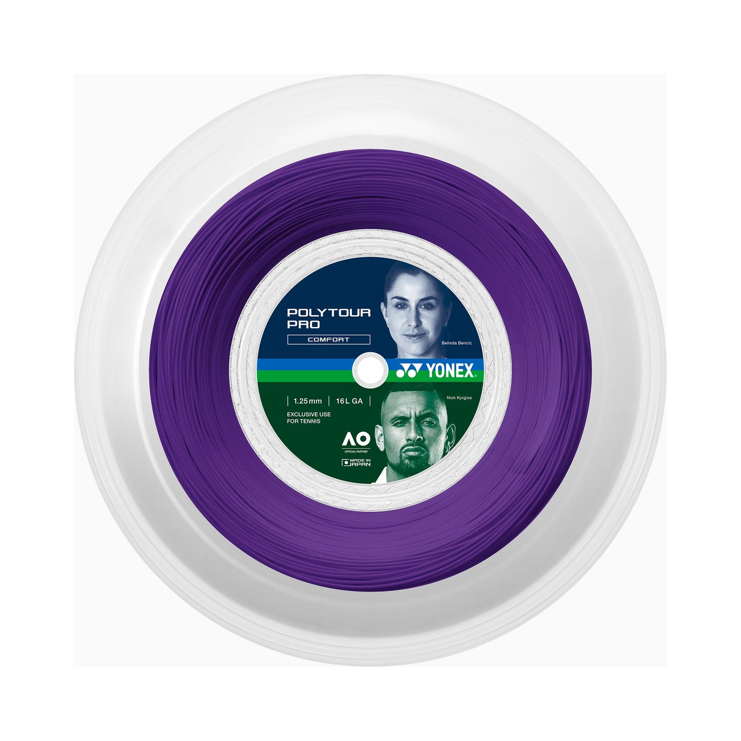 Yonex Poly Tour Pro Midnight Purple Strenge, rulle 200m - lilla Yonex Poly Tour Pro Midnight Purple Strenge, rulle 200m - lilla