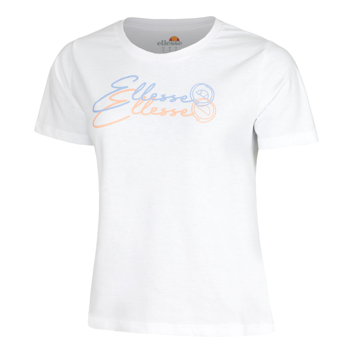 Ellesse Halcombe T-shirt Damer - hvid, flerfarvet