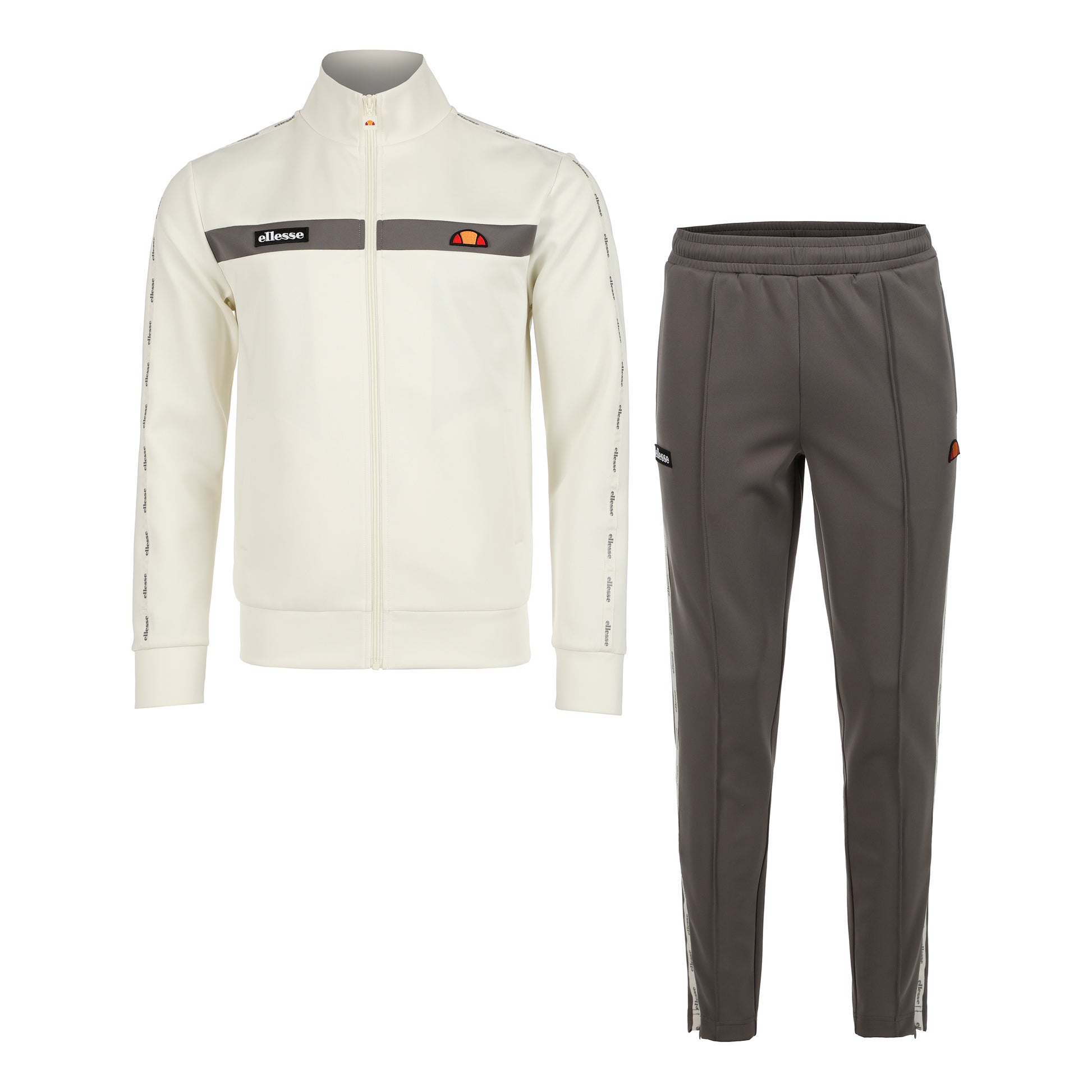 Ellesse Bidollo Træningsdragt Herrer - creme, grå