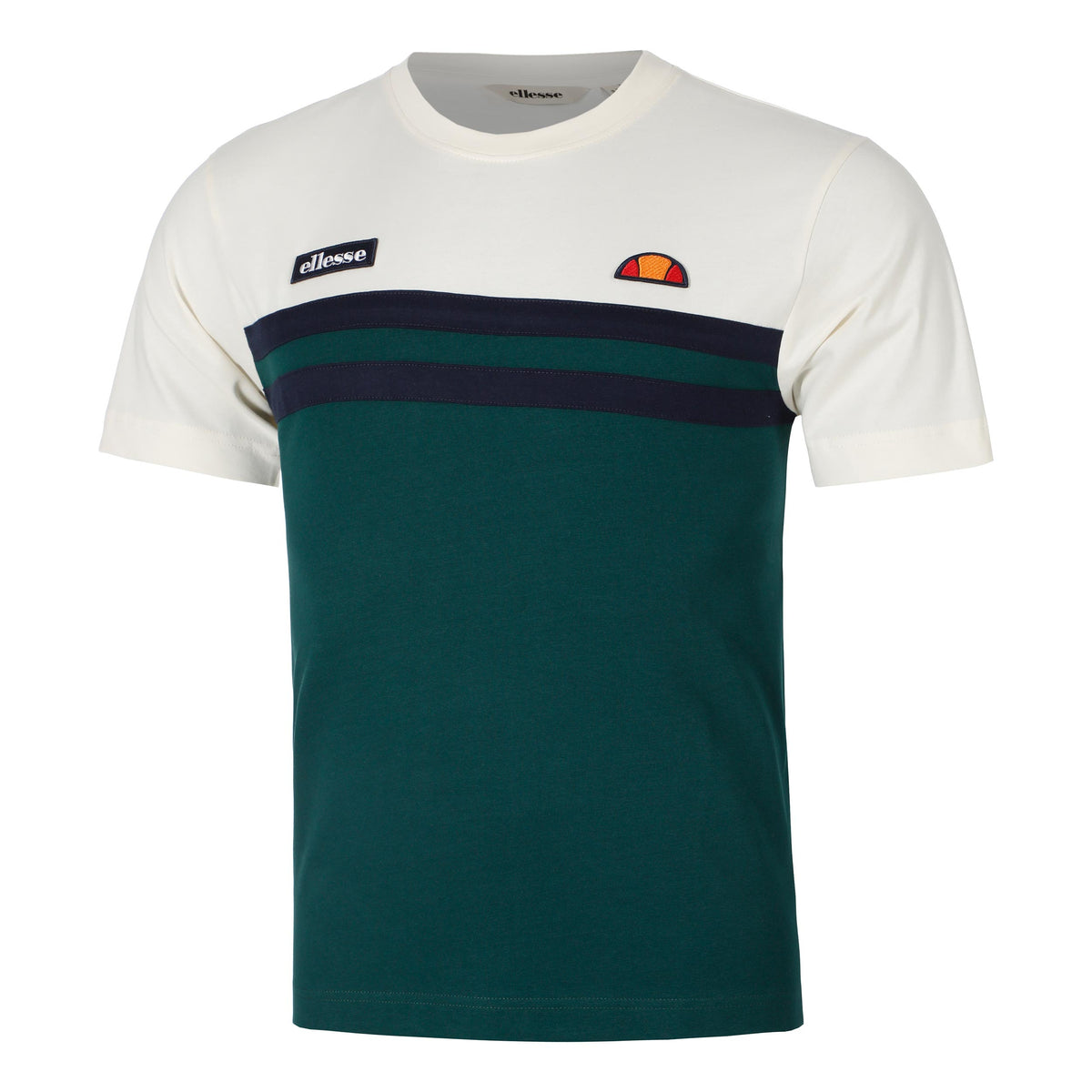 Ellesse Venire T-shirt Herrer - creme, mørkegrøn