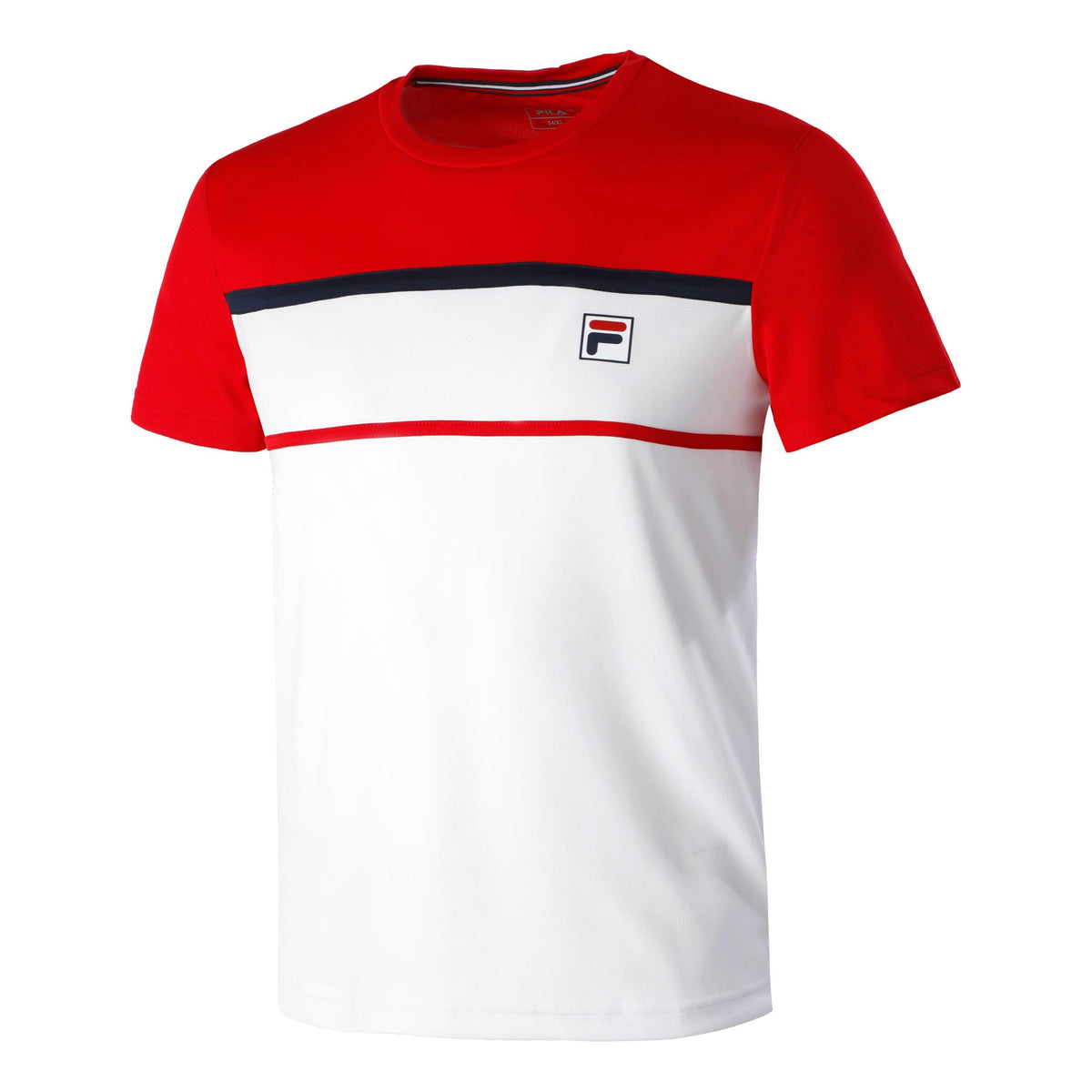 Fila Steve T-shirt Herrer - hvid, rød