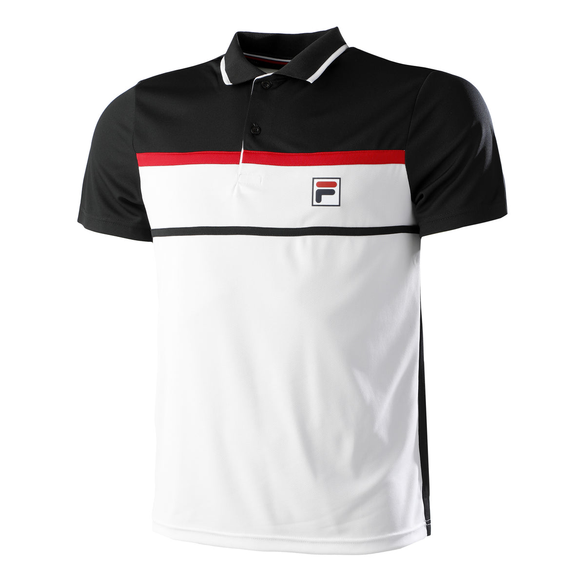 Fila Anton Polo Herrer - hvid, sort