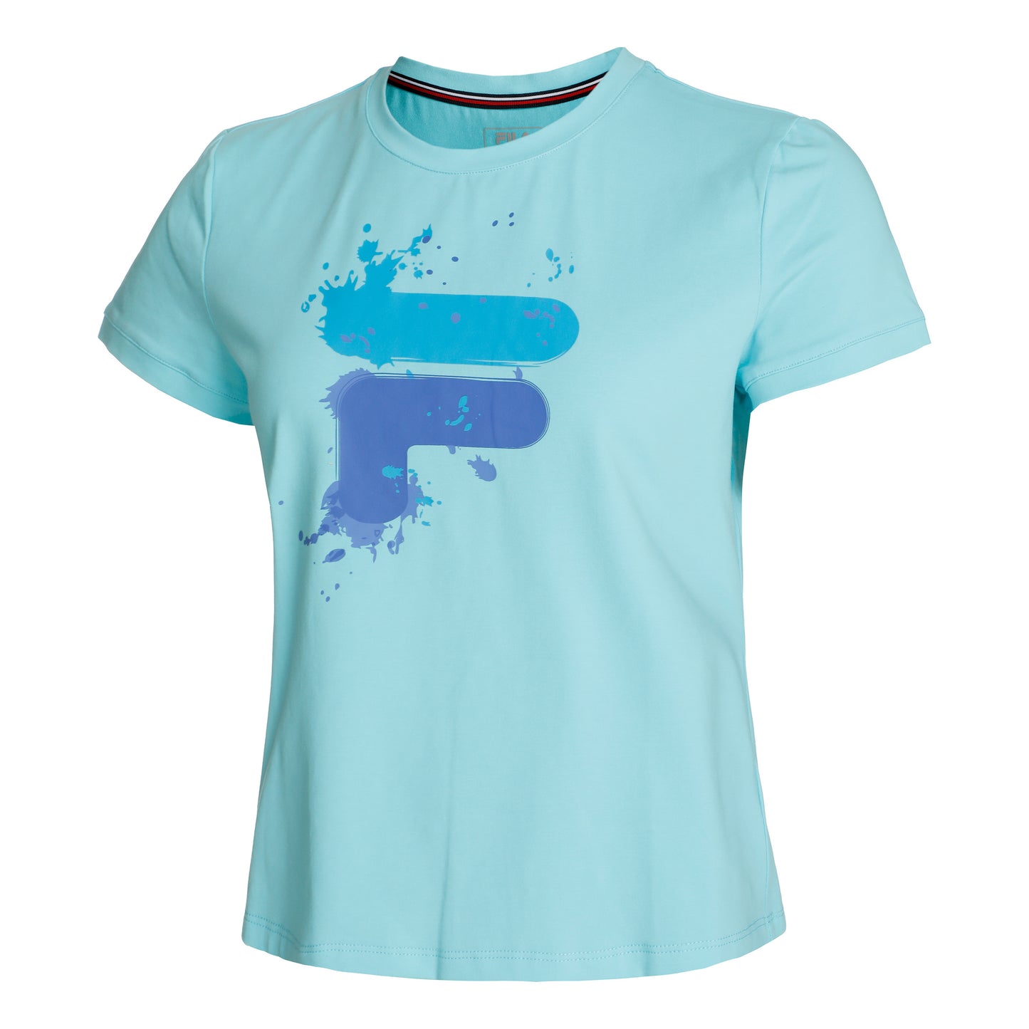 Fila Emelie T-shirt Damer - turkis, flerfarvet