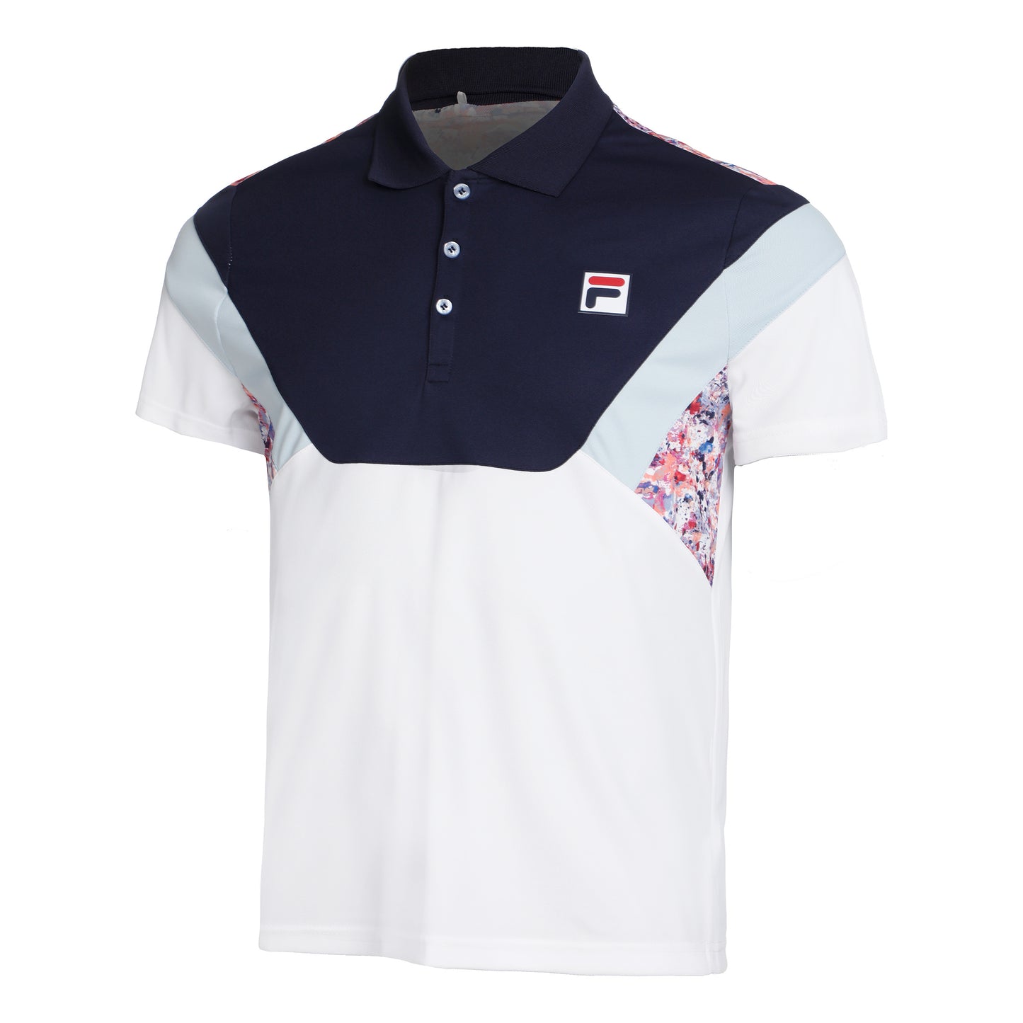 Fila Adrian Polo Herrer - mørkeblå, flerfarvet