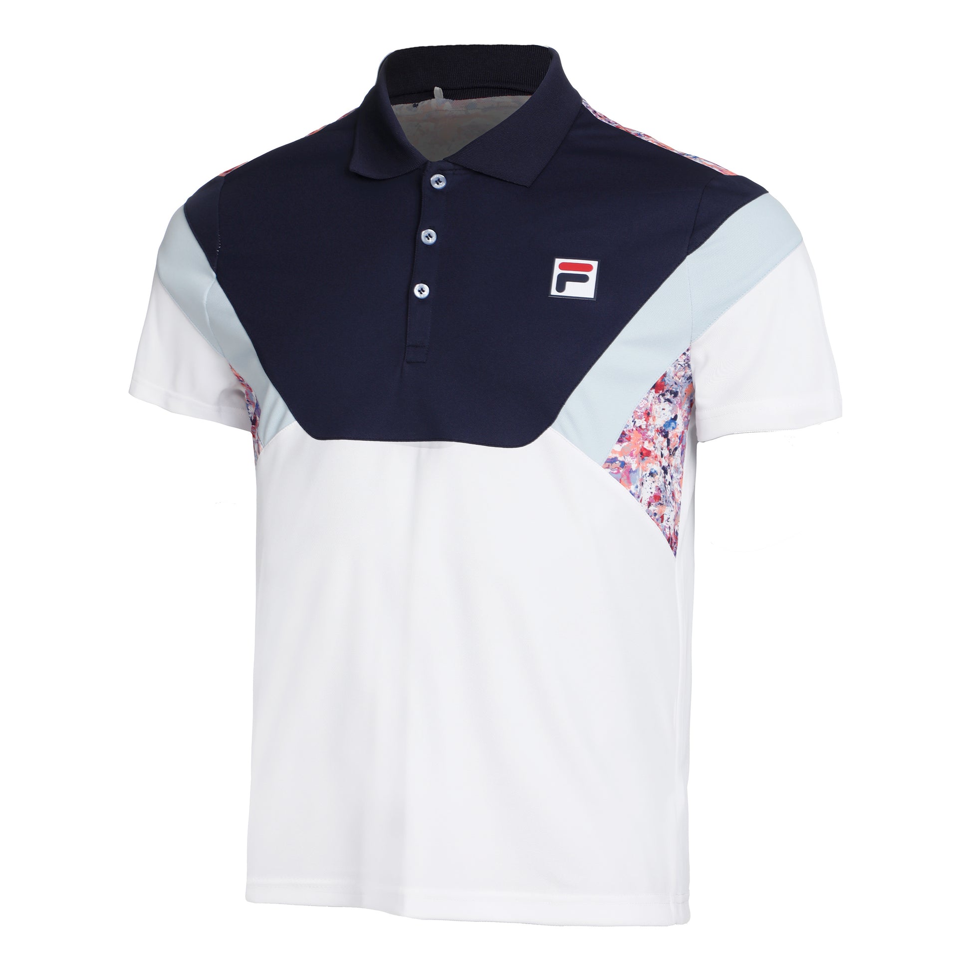 Fila Adrian Polo Herrer - mørkeblå, flerfarvet
