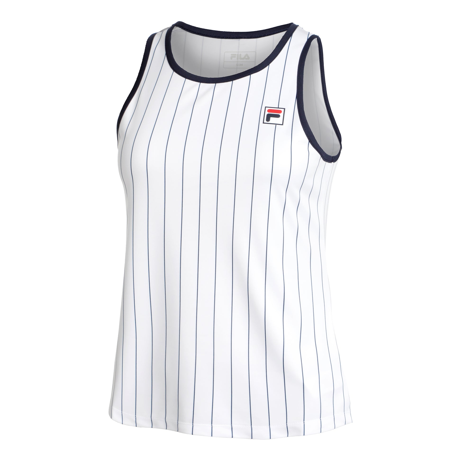 Fila Alma Tanktop Damer - hvid, mørkeblå
