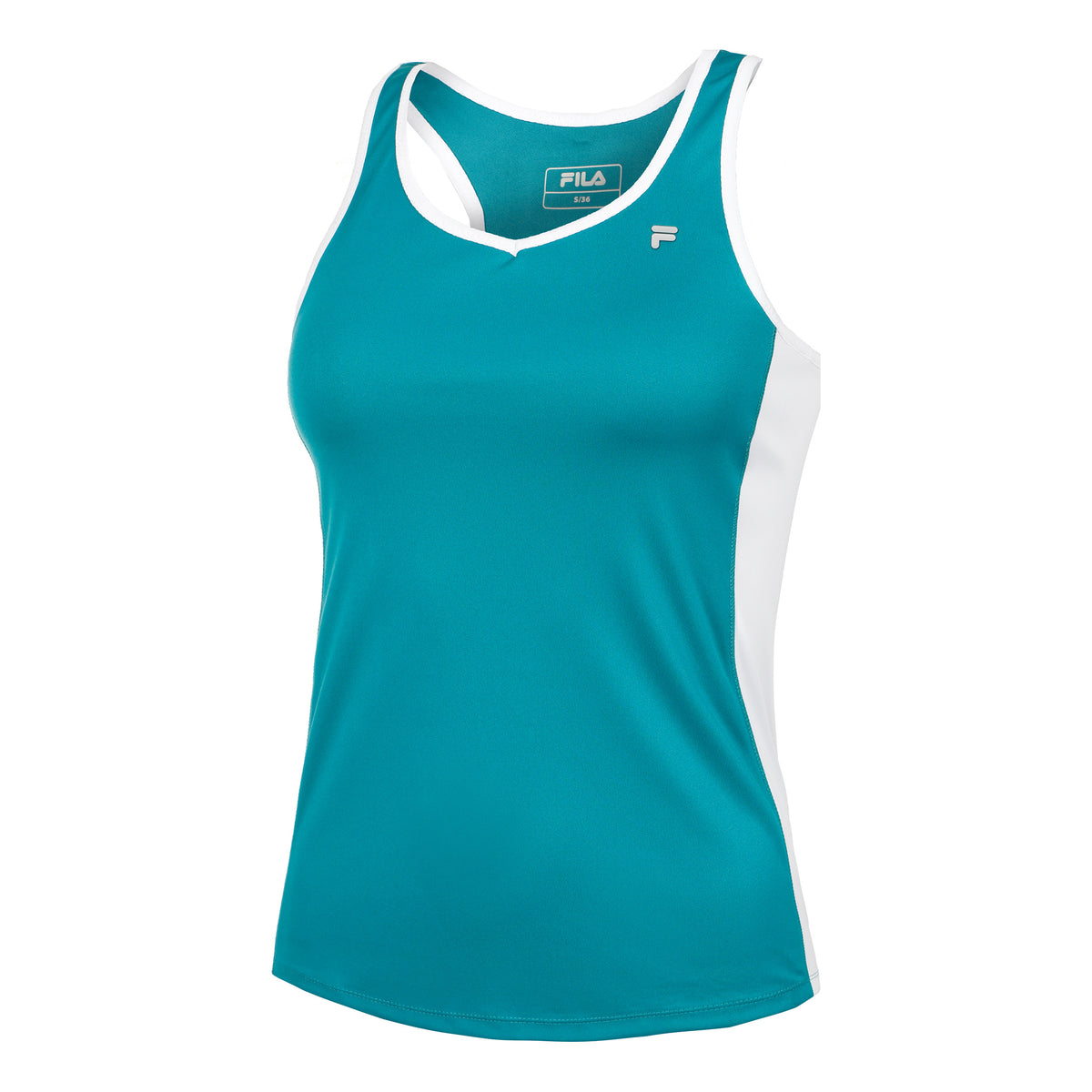 Fila Celia Tanktop Damer - petrol, hvid