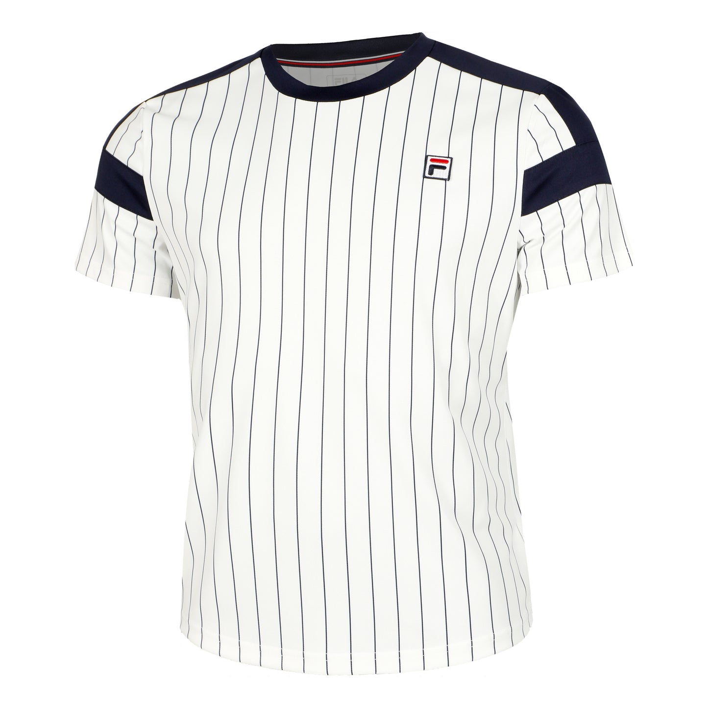 Fila Stripes Jascha T-shirt Herrer - creme,
