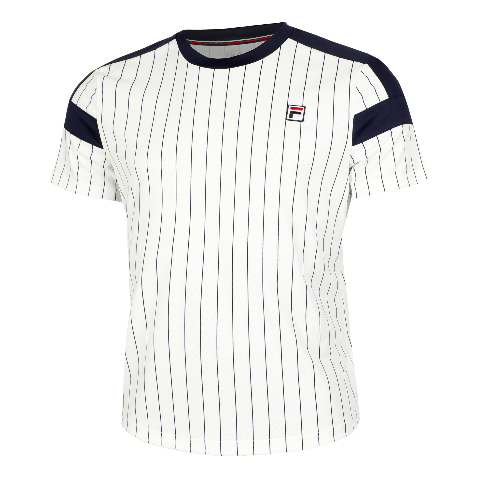 Fila Stripes Jascha T-shirt Herrer - creme,