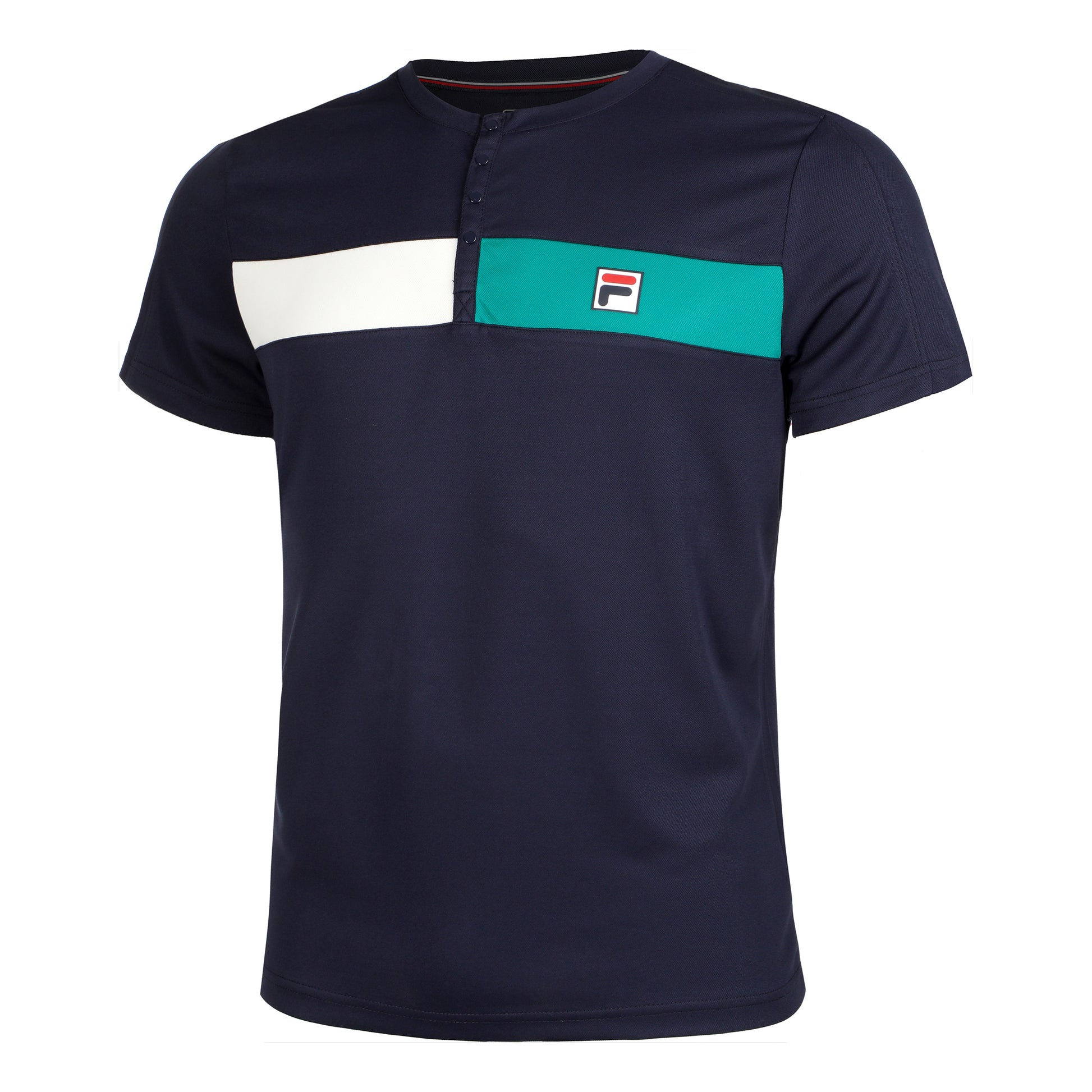 Fila Emilio T-shirt Herrer - mørkeblå, flerfarvet