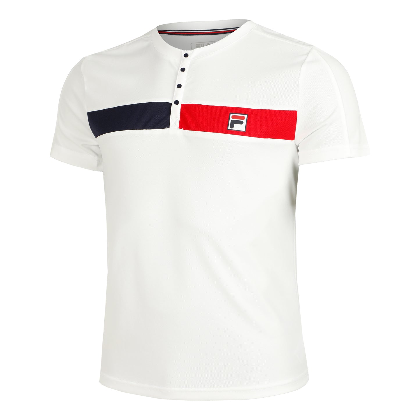 Fila Emilio T-shirt Herrer - creme, flerfarvet