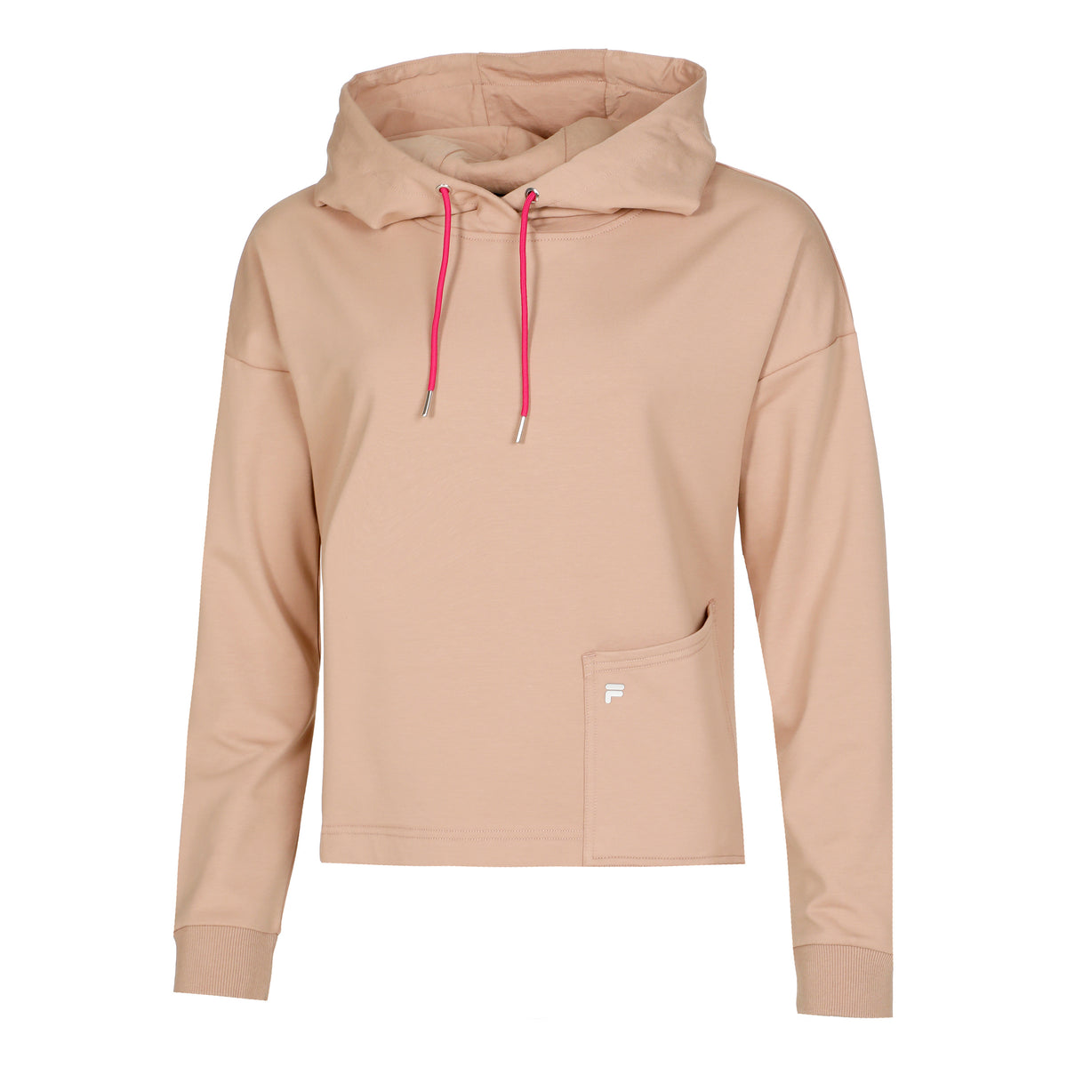 Fila Julina Sweat Hættetrøje Damer - beige,