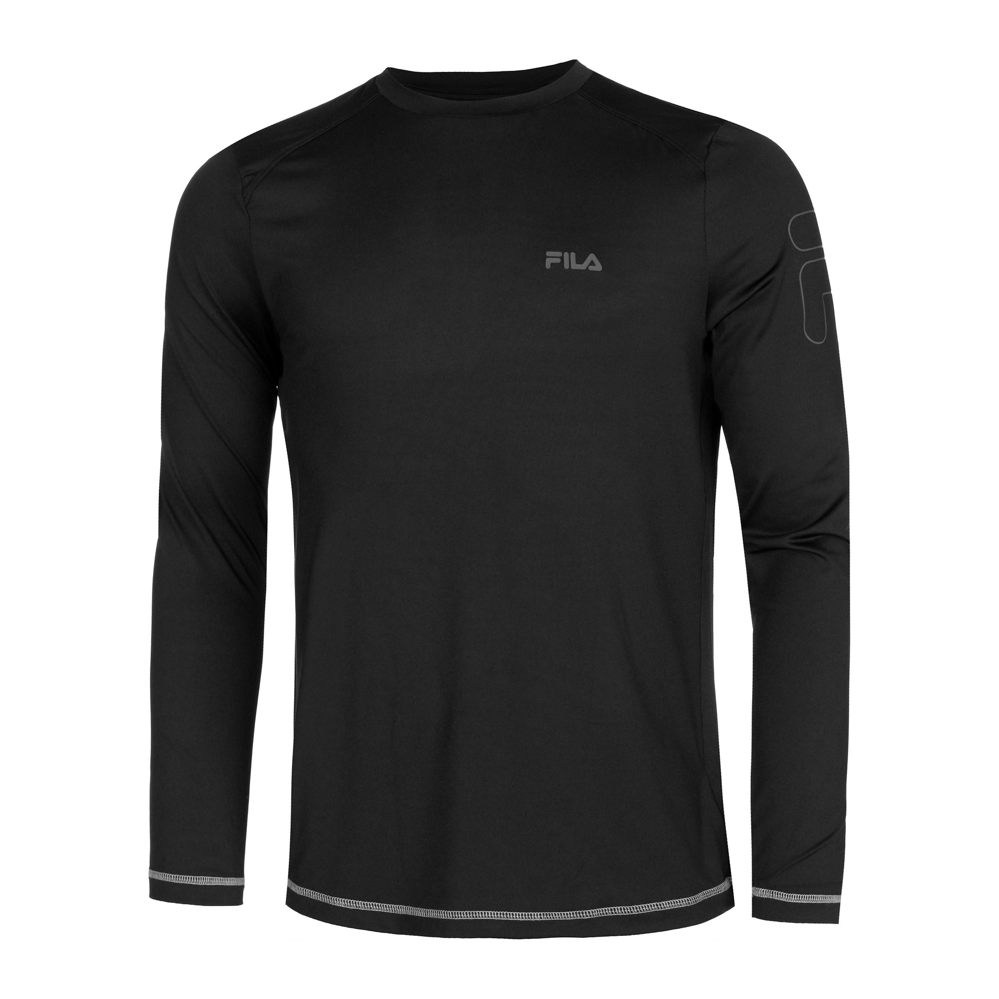 Fila Joris Shirt, langærmet Herrer - sort,