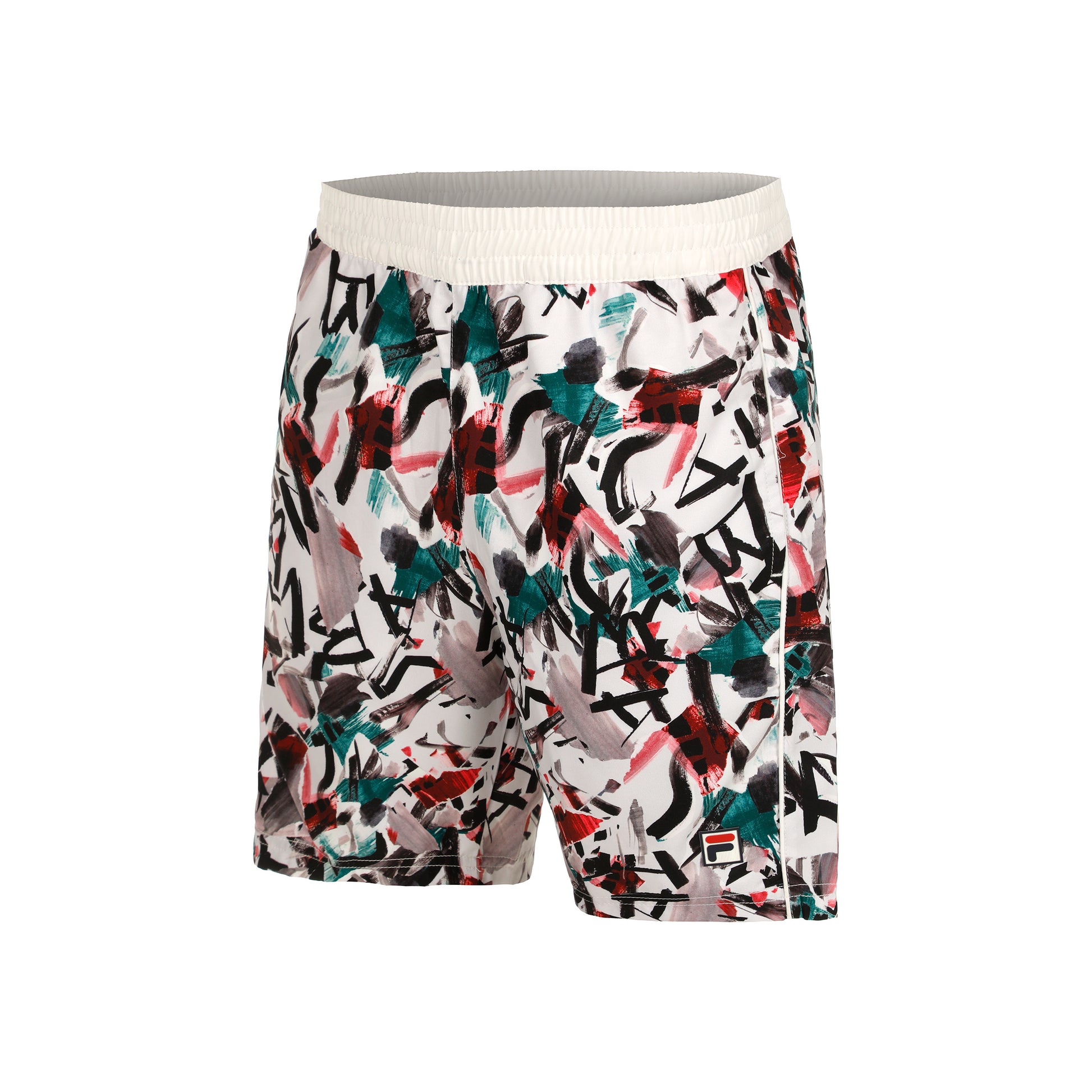 Fila Leo Shorts Herrer-Hvid,Flerfarvet