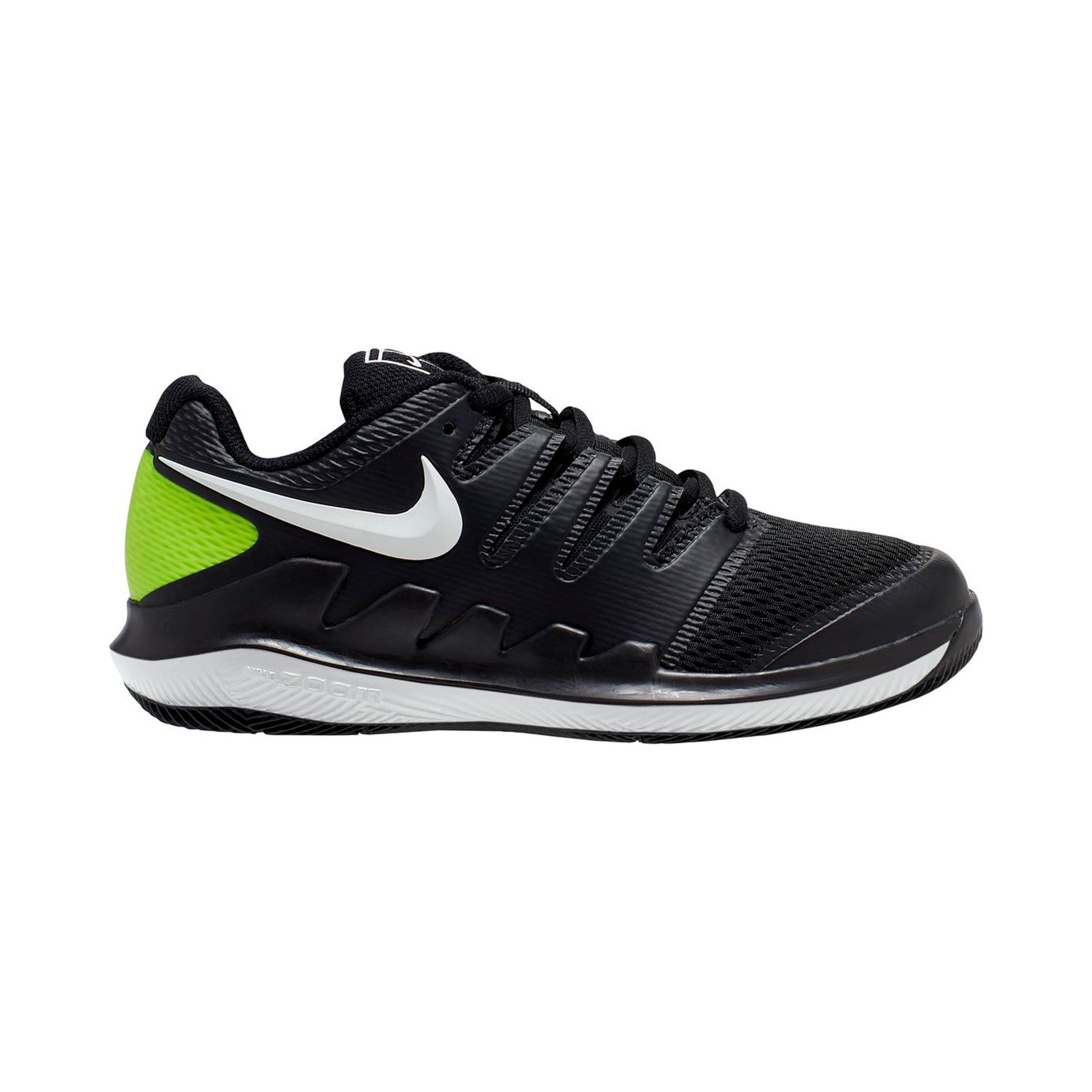 Nike Vapor X Allcourt-sko Børn-sort, hvid