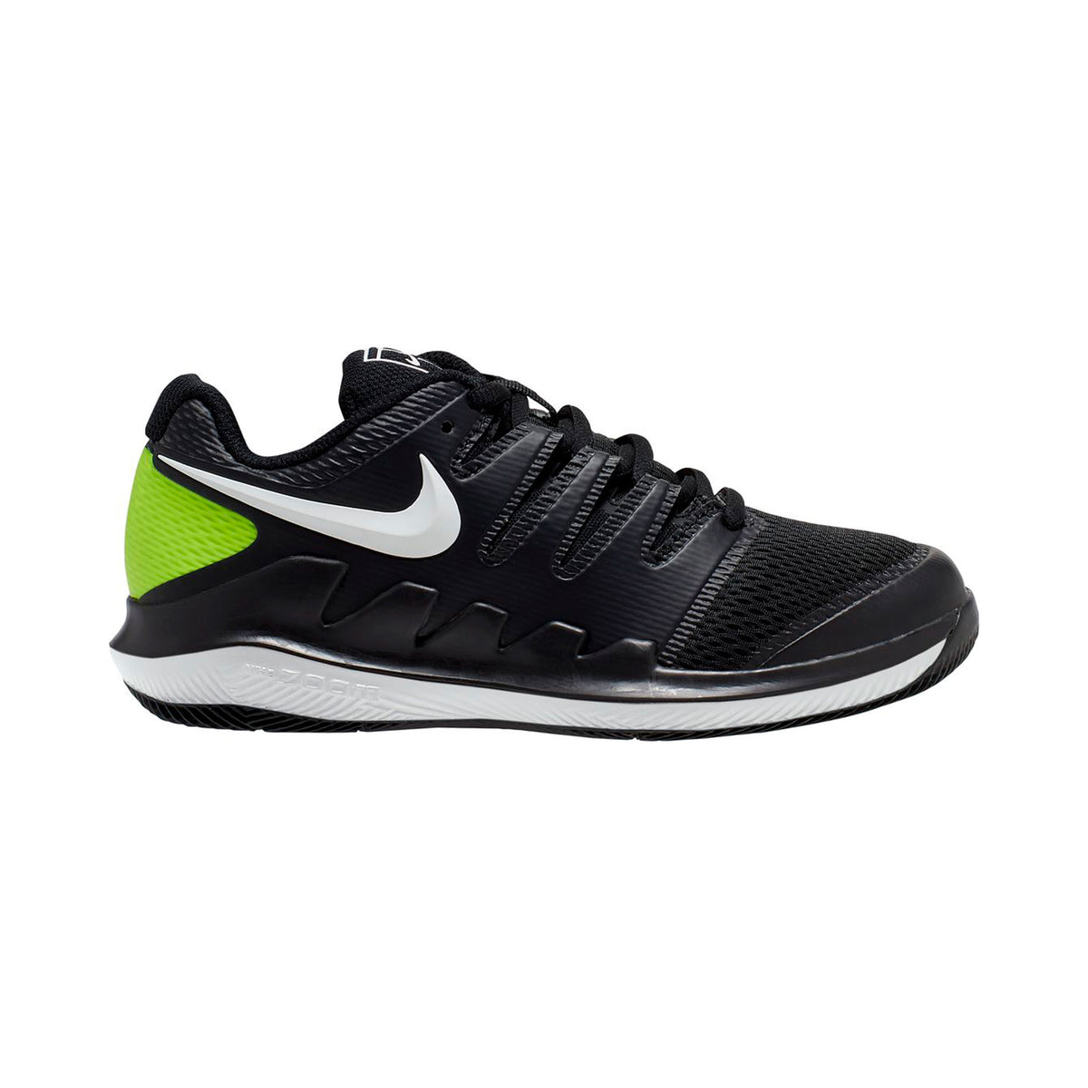 Nike Vapor X Allcourt-sko Børn-sort, hvid