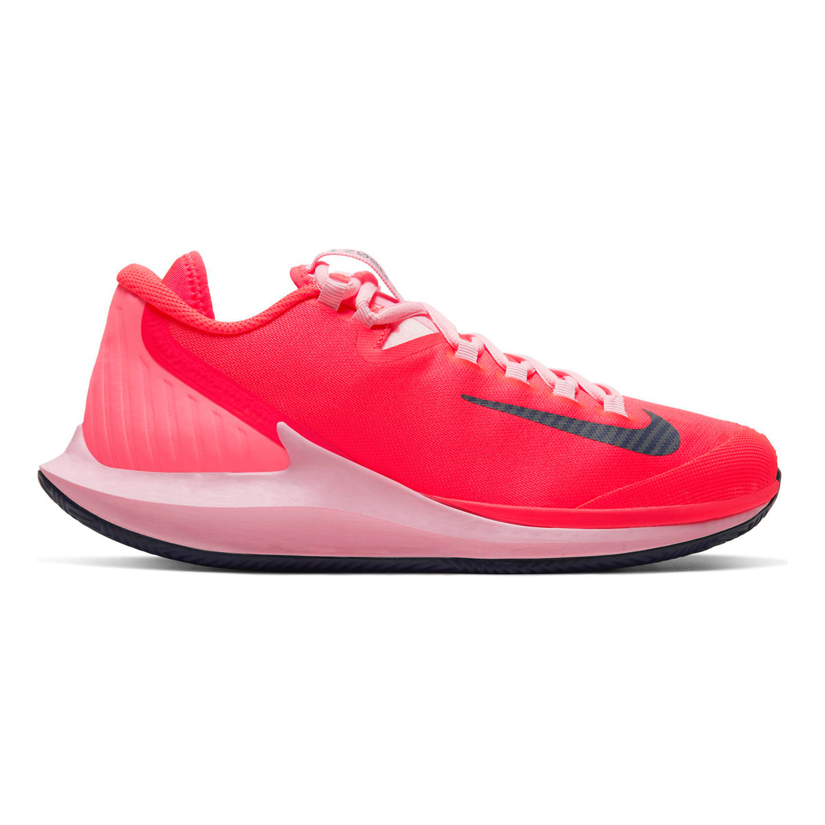 Nike Air Zoom Zero Clay Grusbanesko Damer - neonrød, mørkeblå