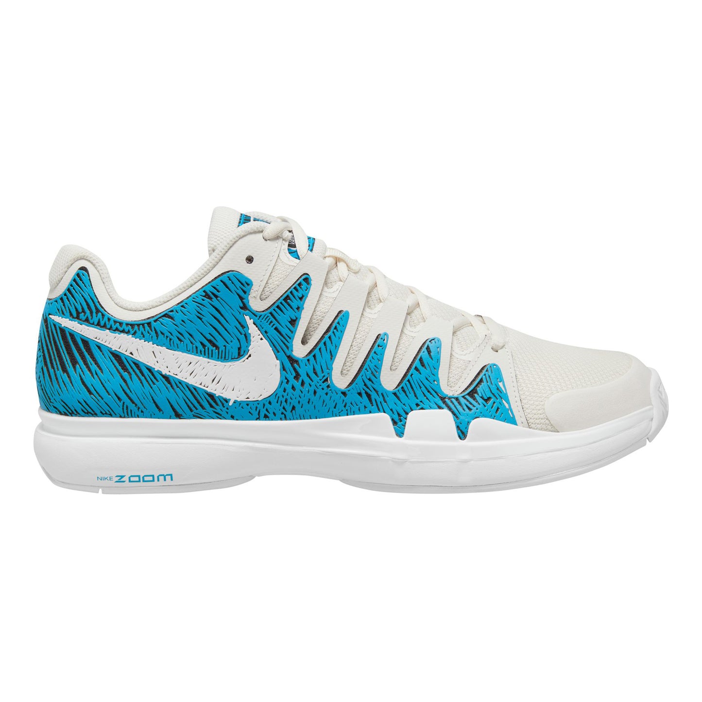 Nike Zoom Vapor 9.5 Tour PRM Allcourt-sko Herrer - hvid, blå