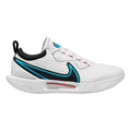 Zoom Court Pro Allcourt-sko Herrer - hvid, turkis